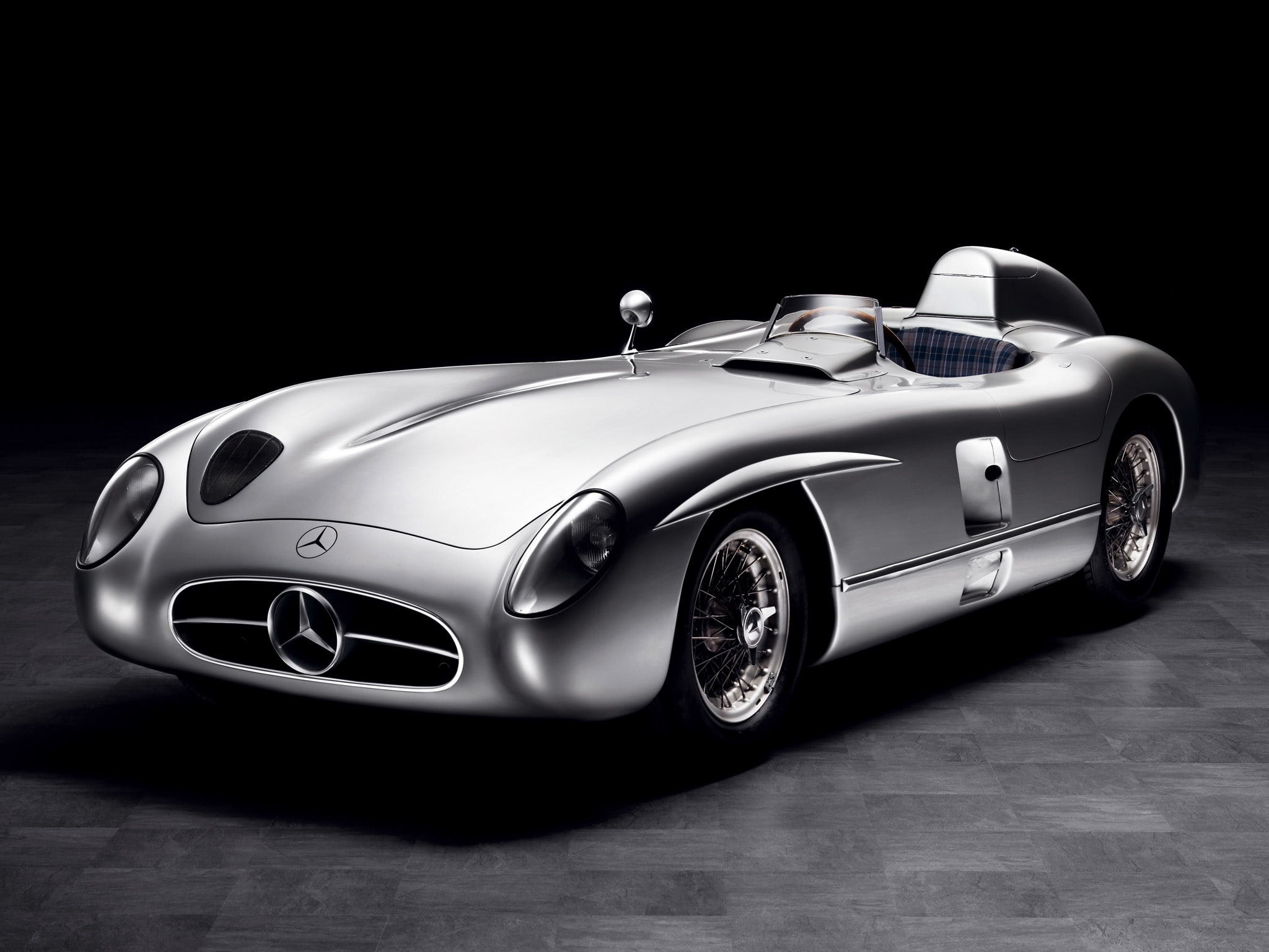 benz, 1080P, supercar, mercedes, race, 1954, w196s, 300slr, retro, racing, HD Wallpaper