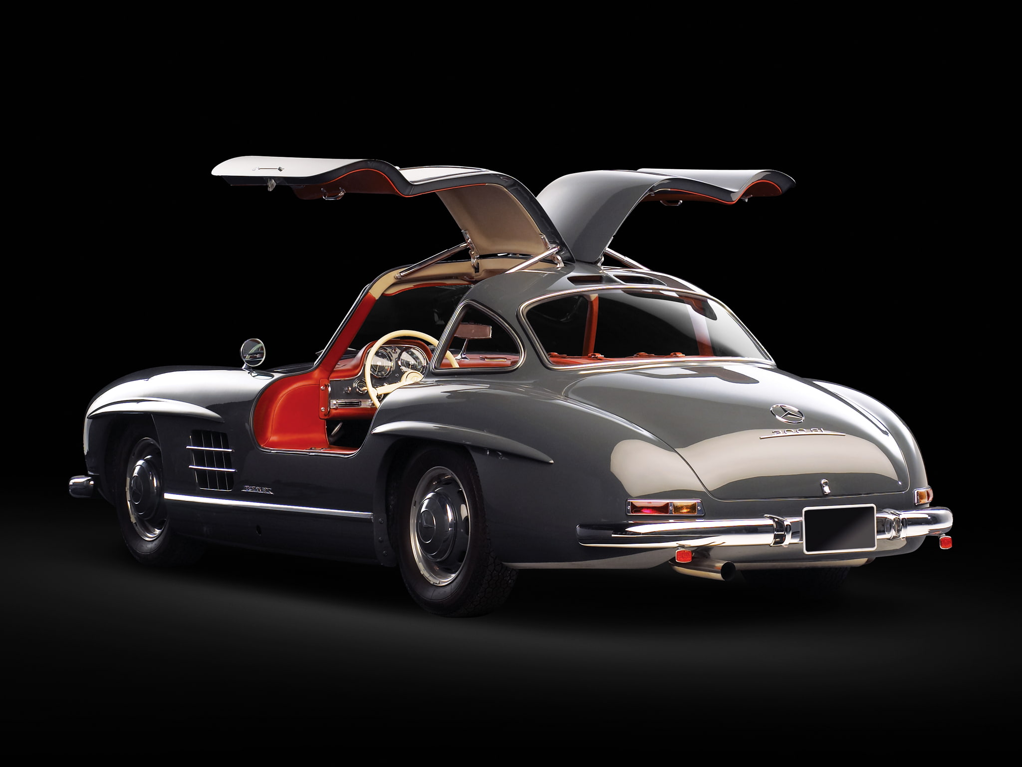supercar, w198, gullwing, benz, 1954, tetro, 300, supercars, 300 sl, mercedes, 1080P, HD Wallpaper