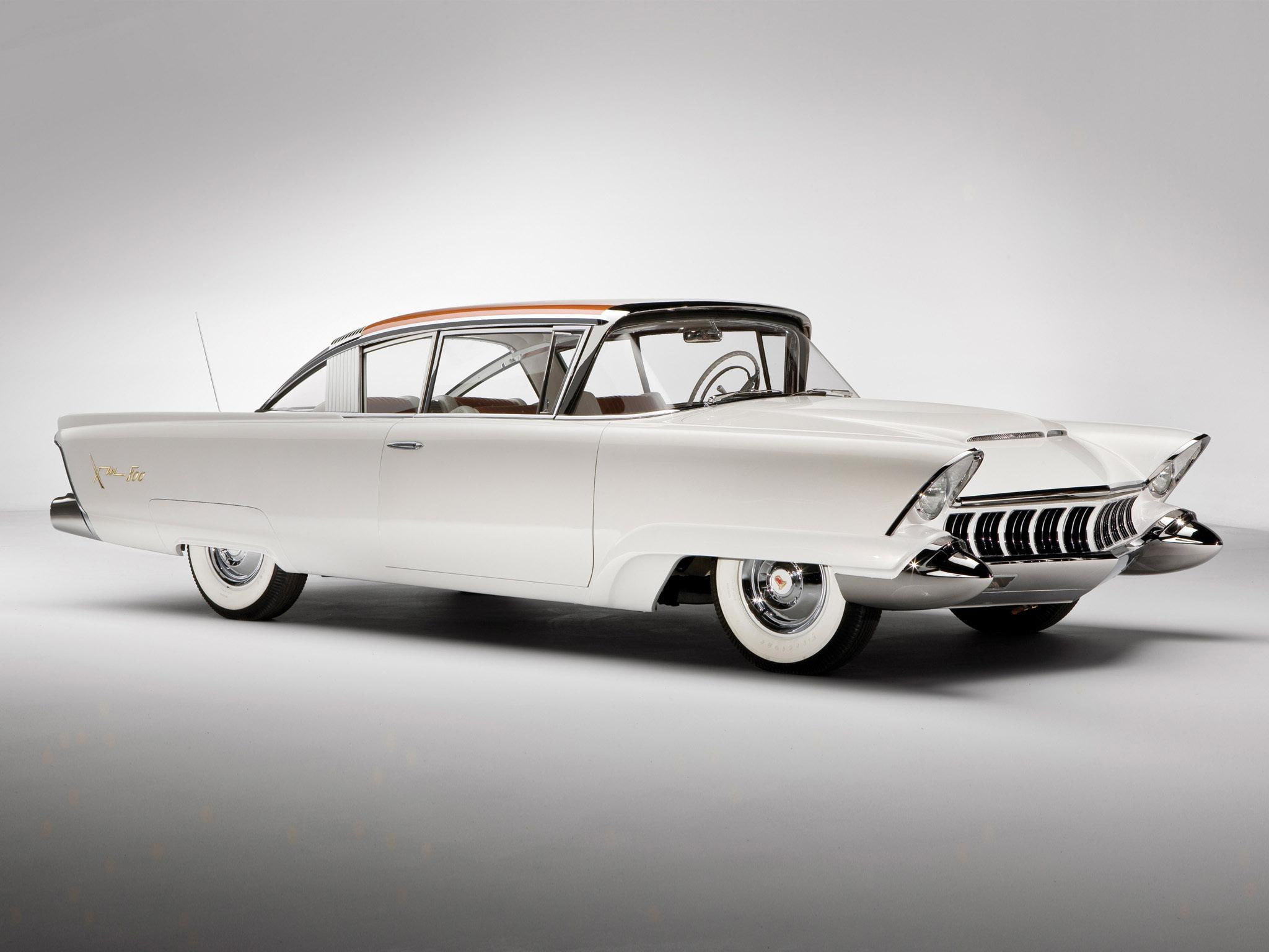 xm, 1954, desktop, car, 1080P, mercury, concept, monterey, muscle, white, hd, retro, HD Wallpaper