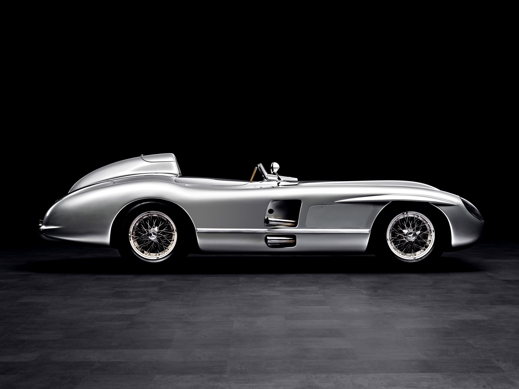 supercar, mercedes, 1954, race, retro, benz, racing, w196s, 300slr, 1080P, HD Wallpaper
