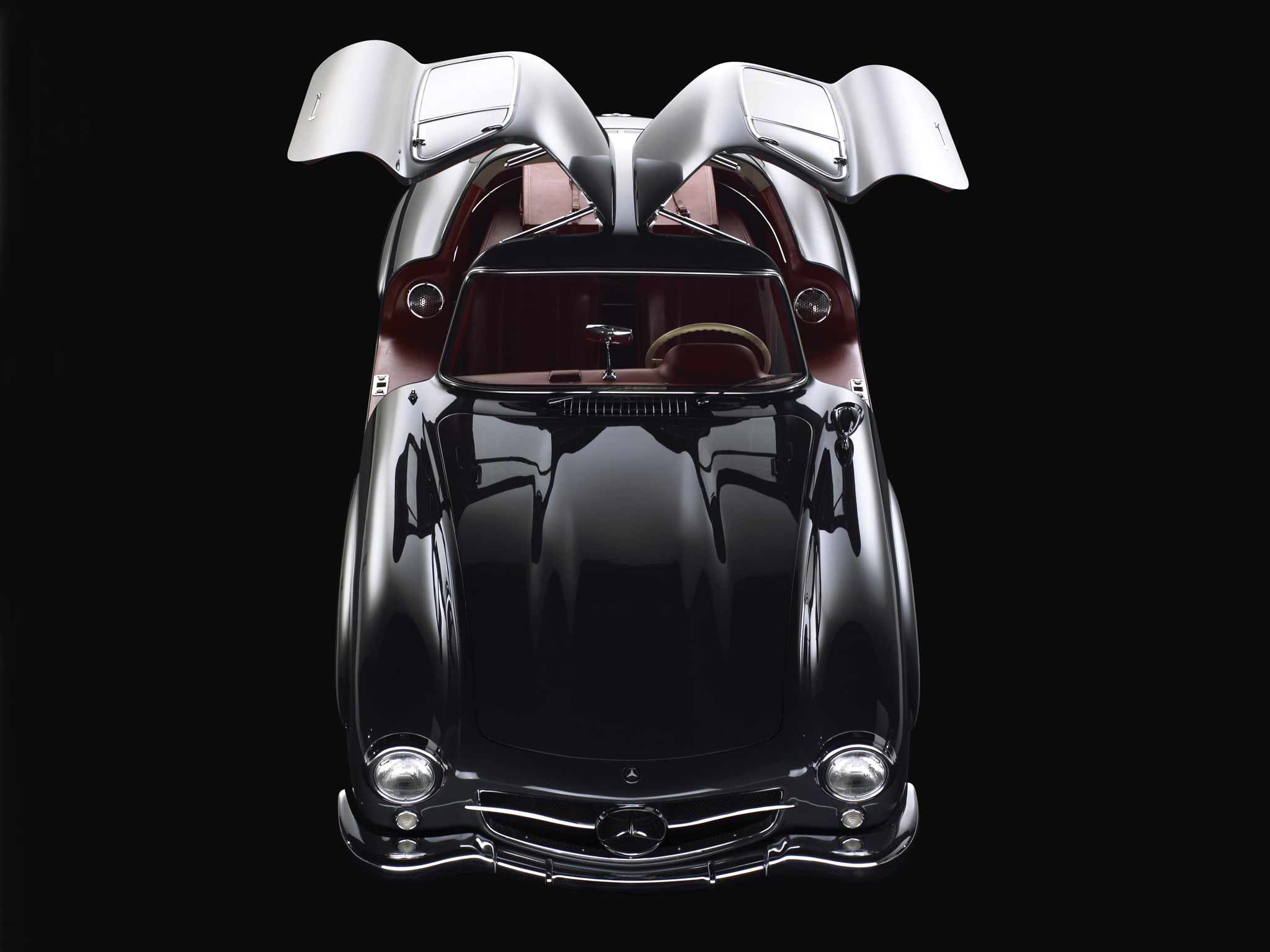 gullwing, 300 sl, mercedes, supercars, benz, w198, tetro, 1954, 300, supercar, 1080P, HD Wallpaper