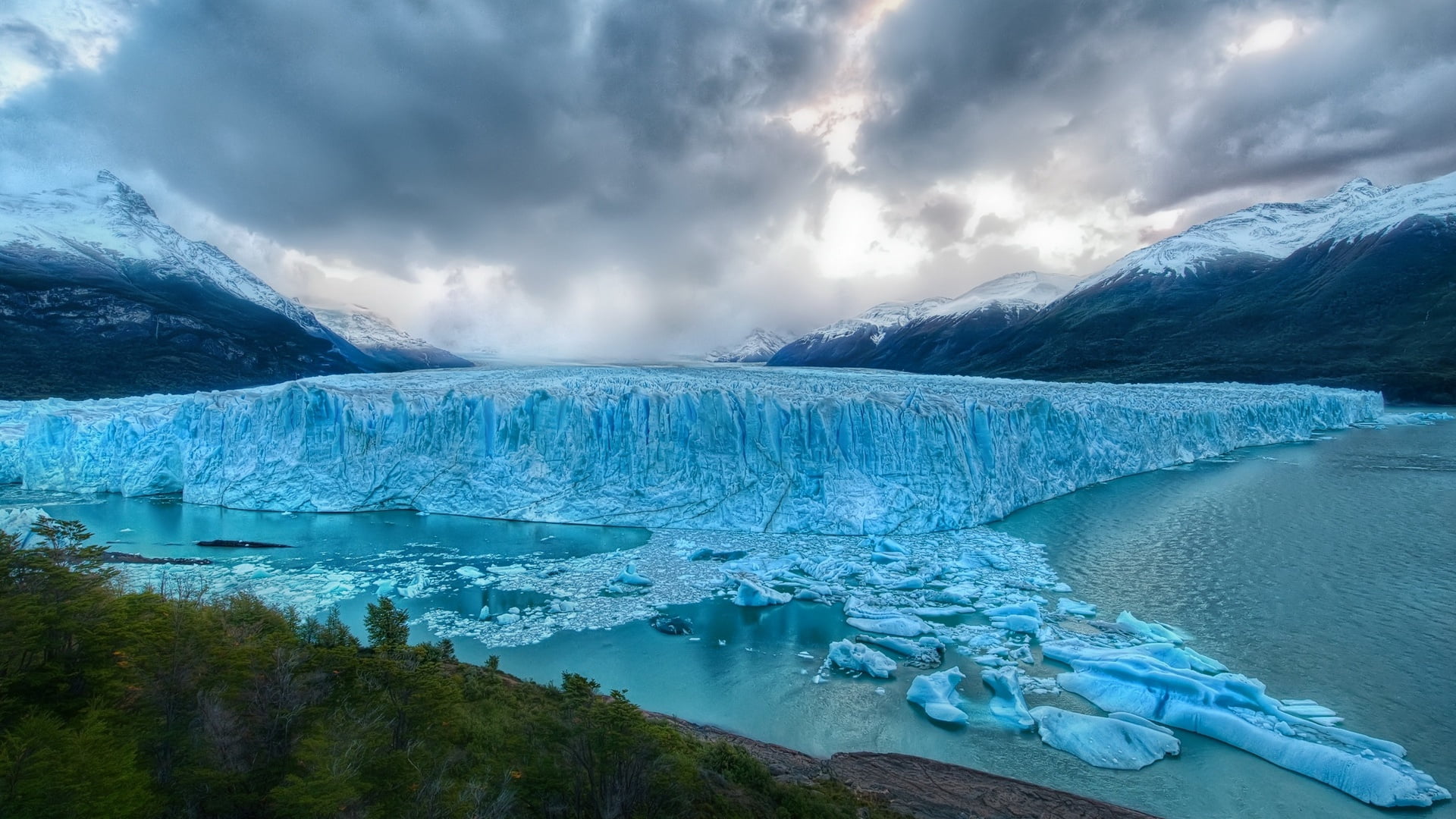 landscape, 1080P, perito moreno, Patagonia, ice, glacier, nature, HD Wallpaper