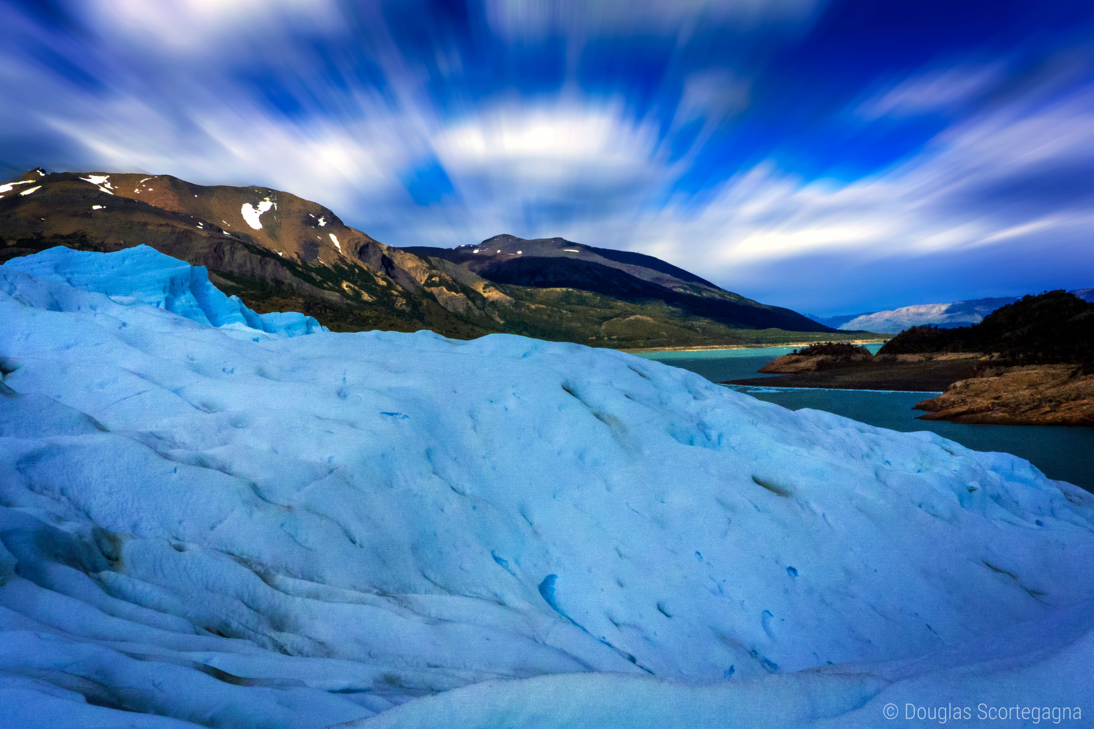 sky  landscape, outdoors, argentina, blue sky, amazing, mountain, brown mountain, patagonia, colors, glacier, long exposure, white, overlooking, color, HD Wallpaper
