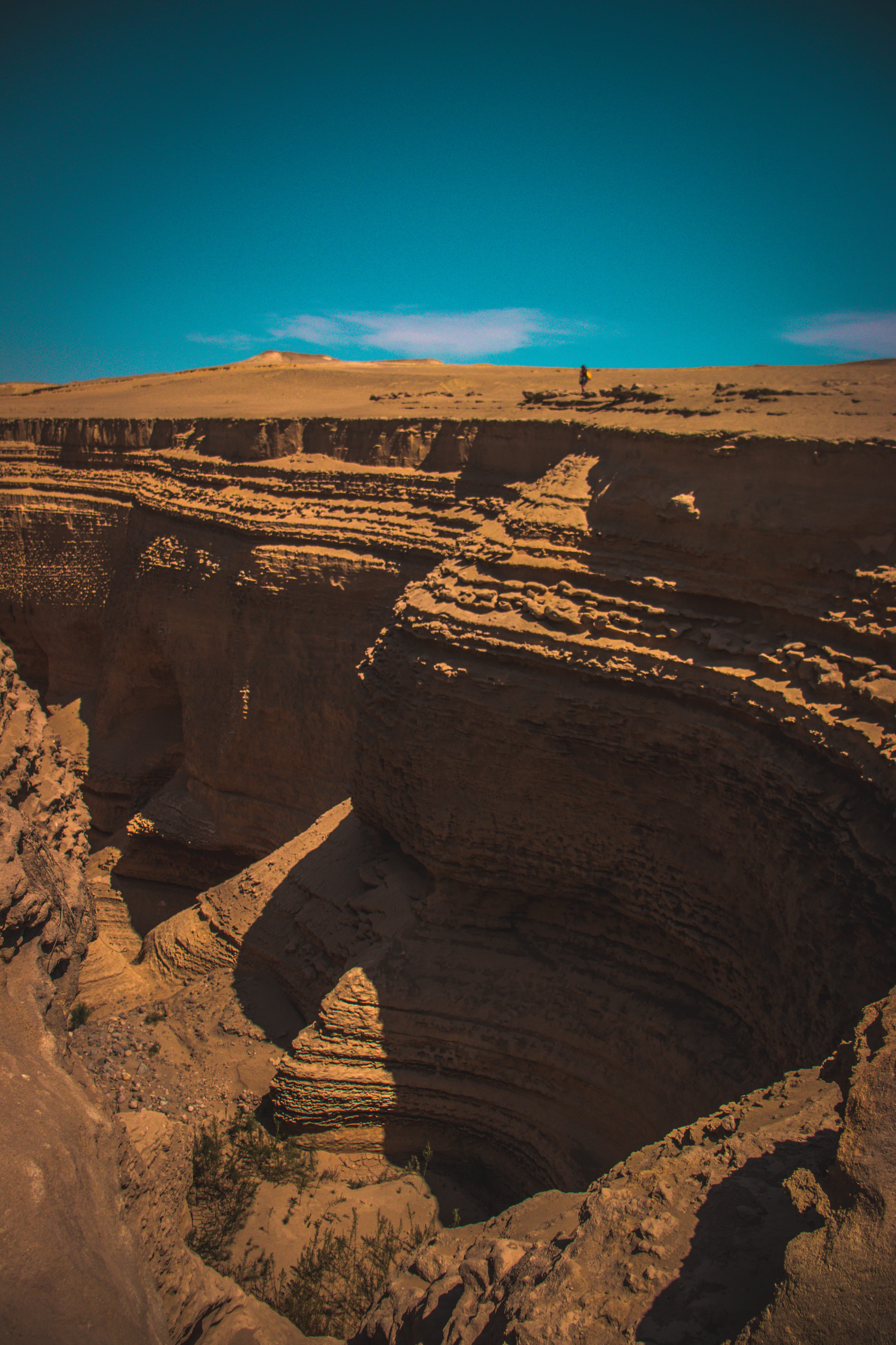 sunlight, geology, rock, sky, arid climate, desierto, environment, land, cañon de los perdidos, formation, physical geography, beautiful, rock formation, Phone HD Wallpaper