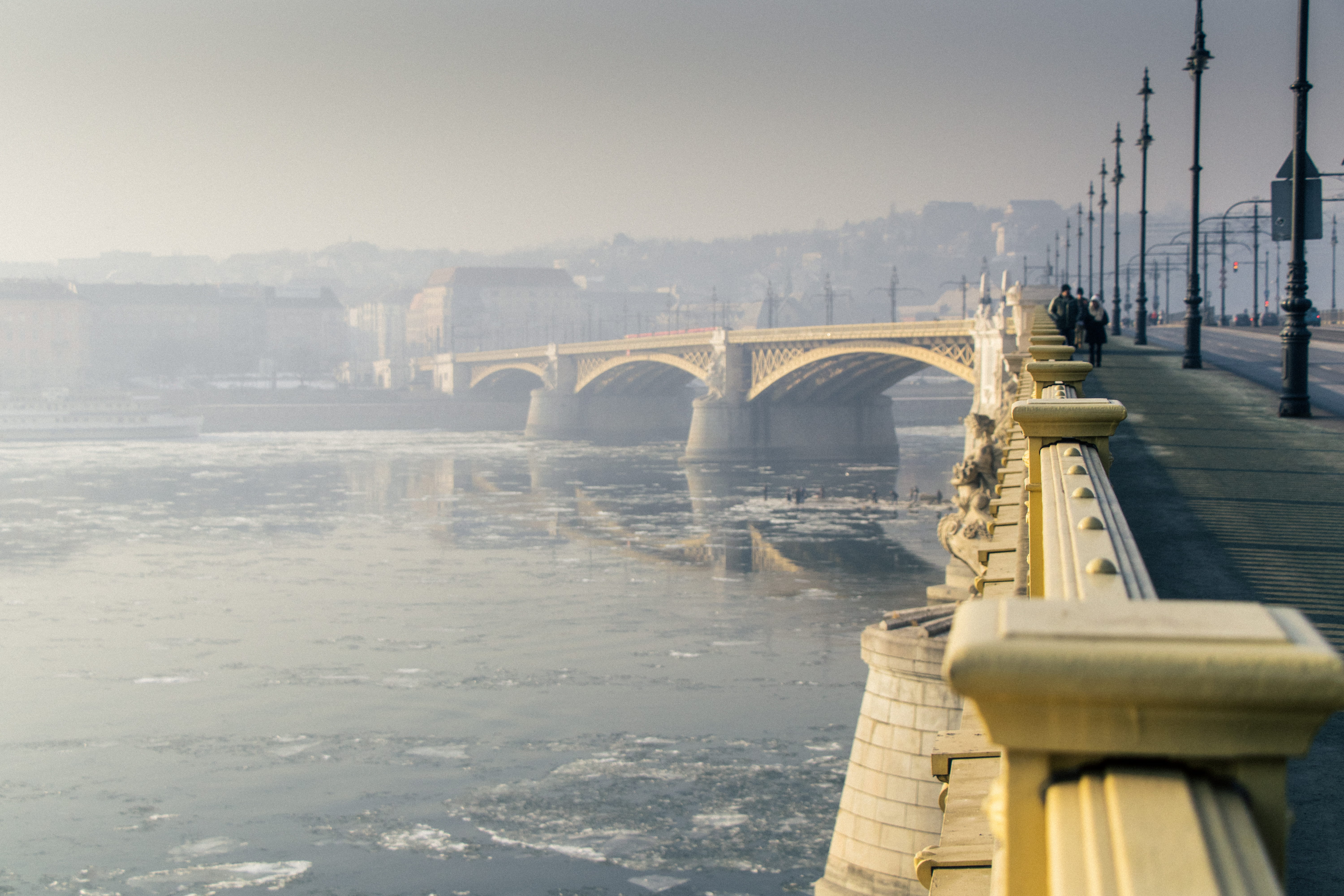 city, river, bridge, hungary, engineering, budapest, long, transportation, architecture, margit híd, arch, outdoors, travel destinations, bridge - man made structure, HD Wallpaper