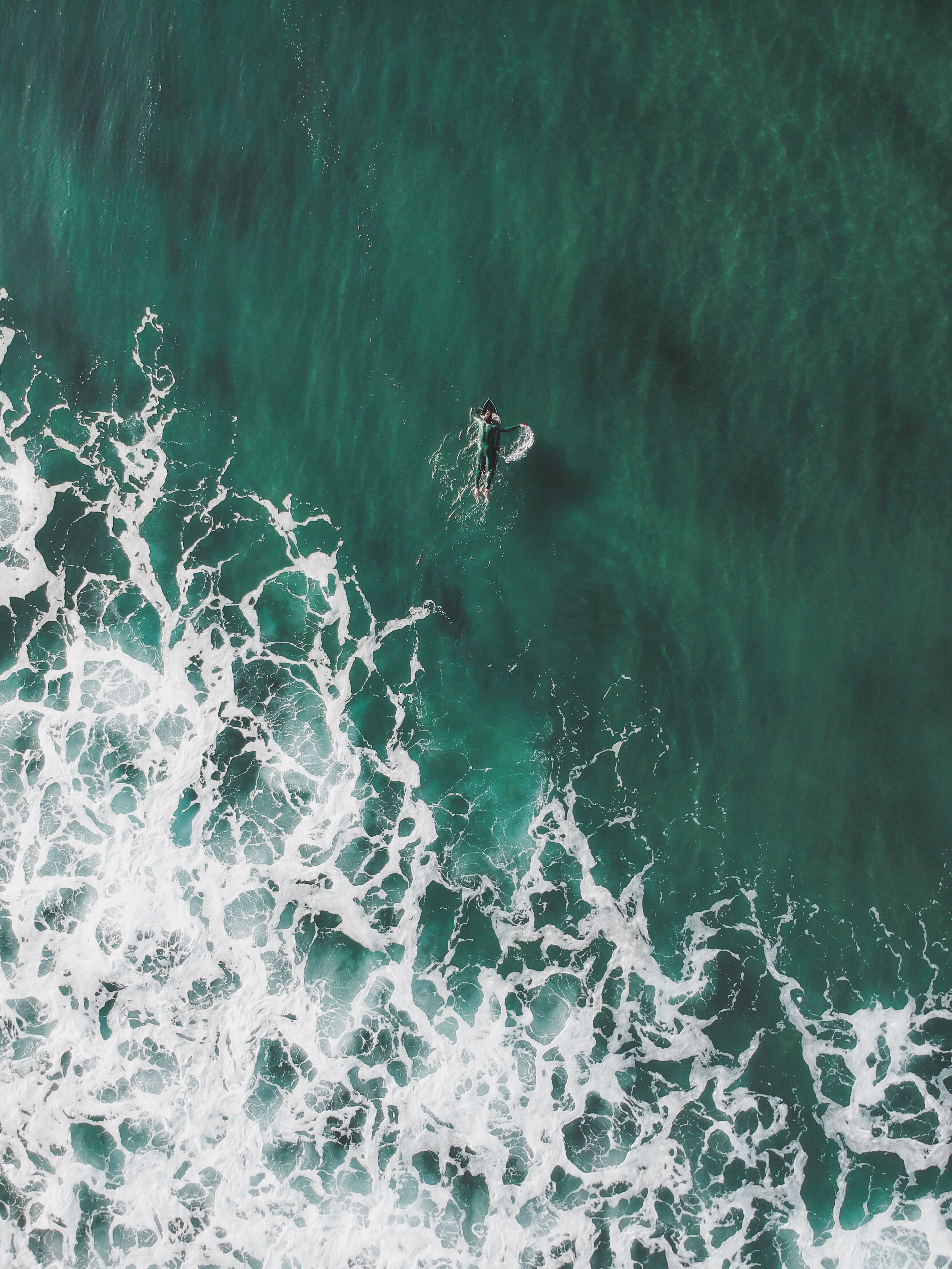 beauty in nature, beach, above, swimming, day, sport, aquatic sport, flying, insect, men, aerial, lifestyles, transportation, view, sea waves, leisure activity, Phone HD Wallpaper