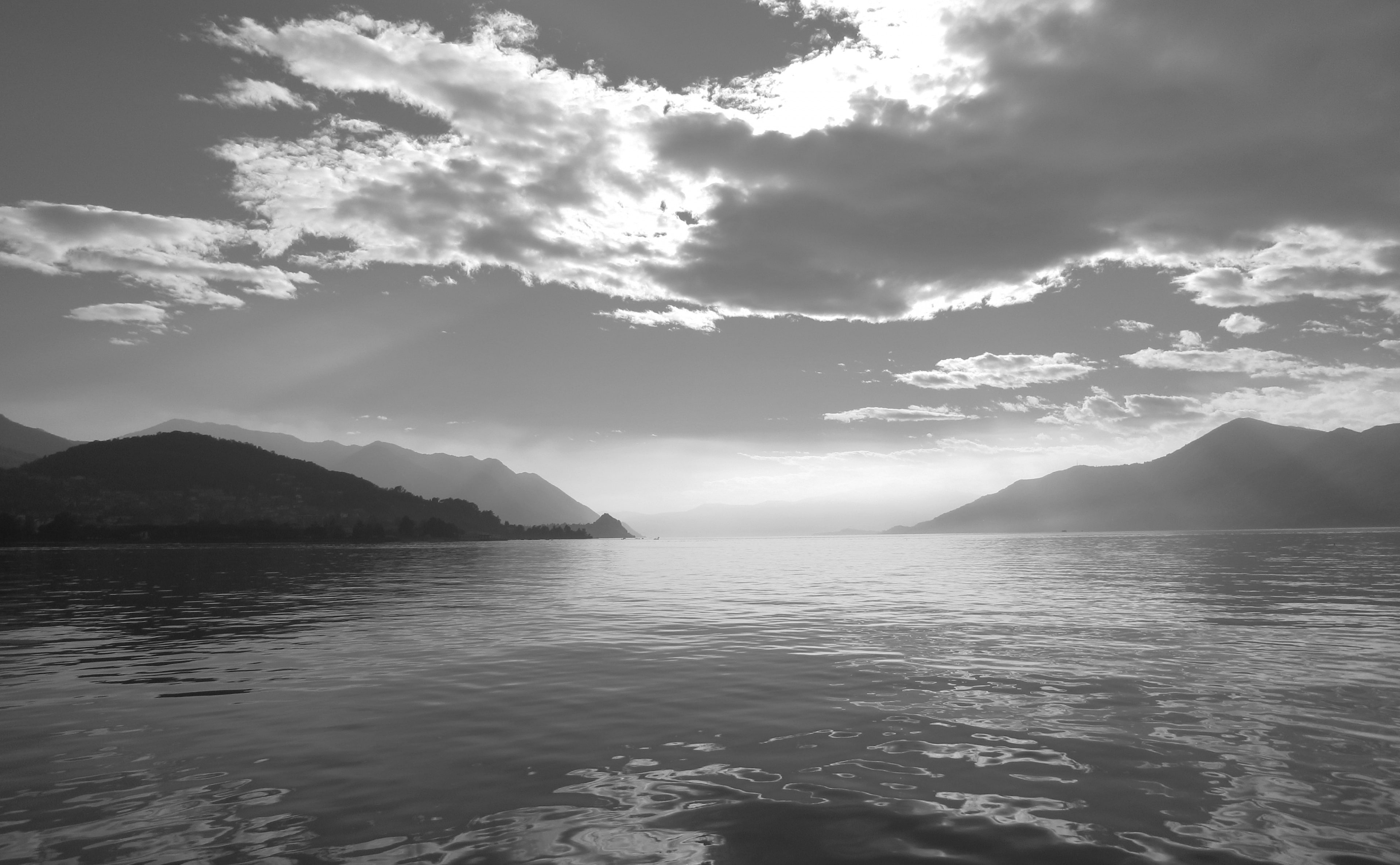 scenics - nature, no people, idyllic, tranquil scene, tranquility, non-urban scene, water, Lake, mountain, nature, sea, outdoors, maggiore, photography, HD Wallpaper