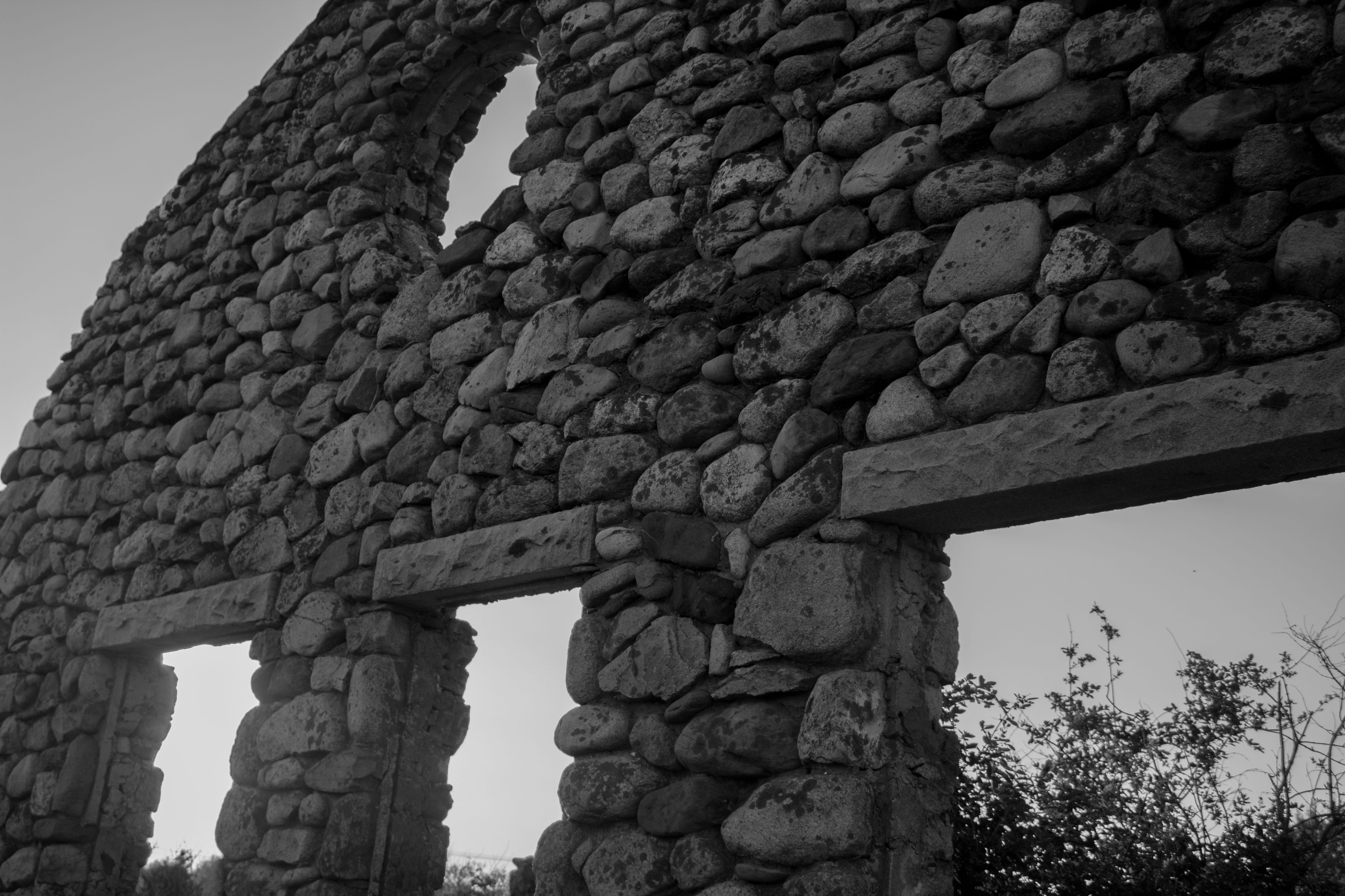 ancient civilization, ancient, paradice, wall, old ruin, clear sky, rustic, temple, stones, stone material, sky, architecture, the past, history, beach, HD Wallpaper