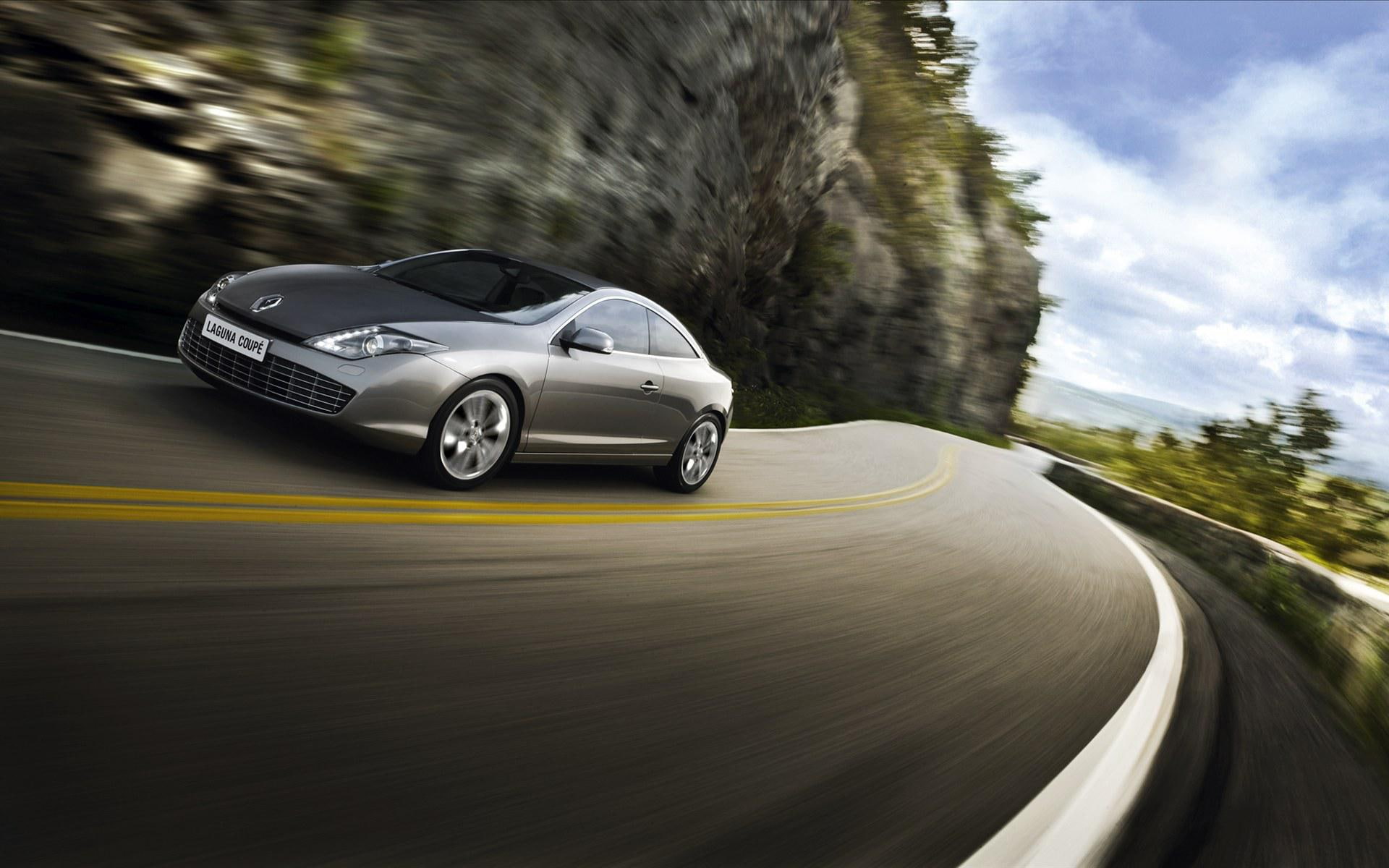 renault, laguna, cars, silver, 2012, 1080P, coupe, HD Wallpaper