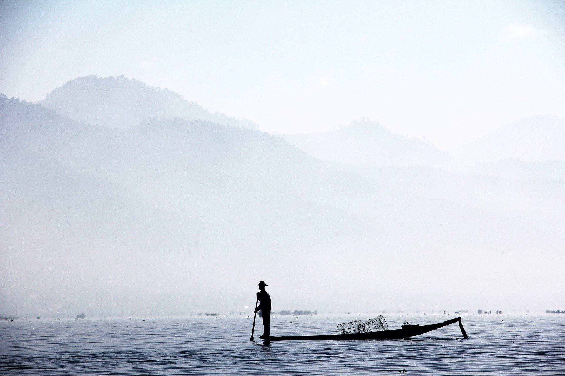 brine, fishing, inle, 1080P, myanmar, HD Wallpaper