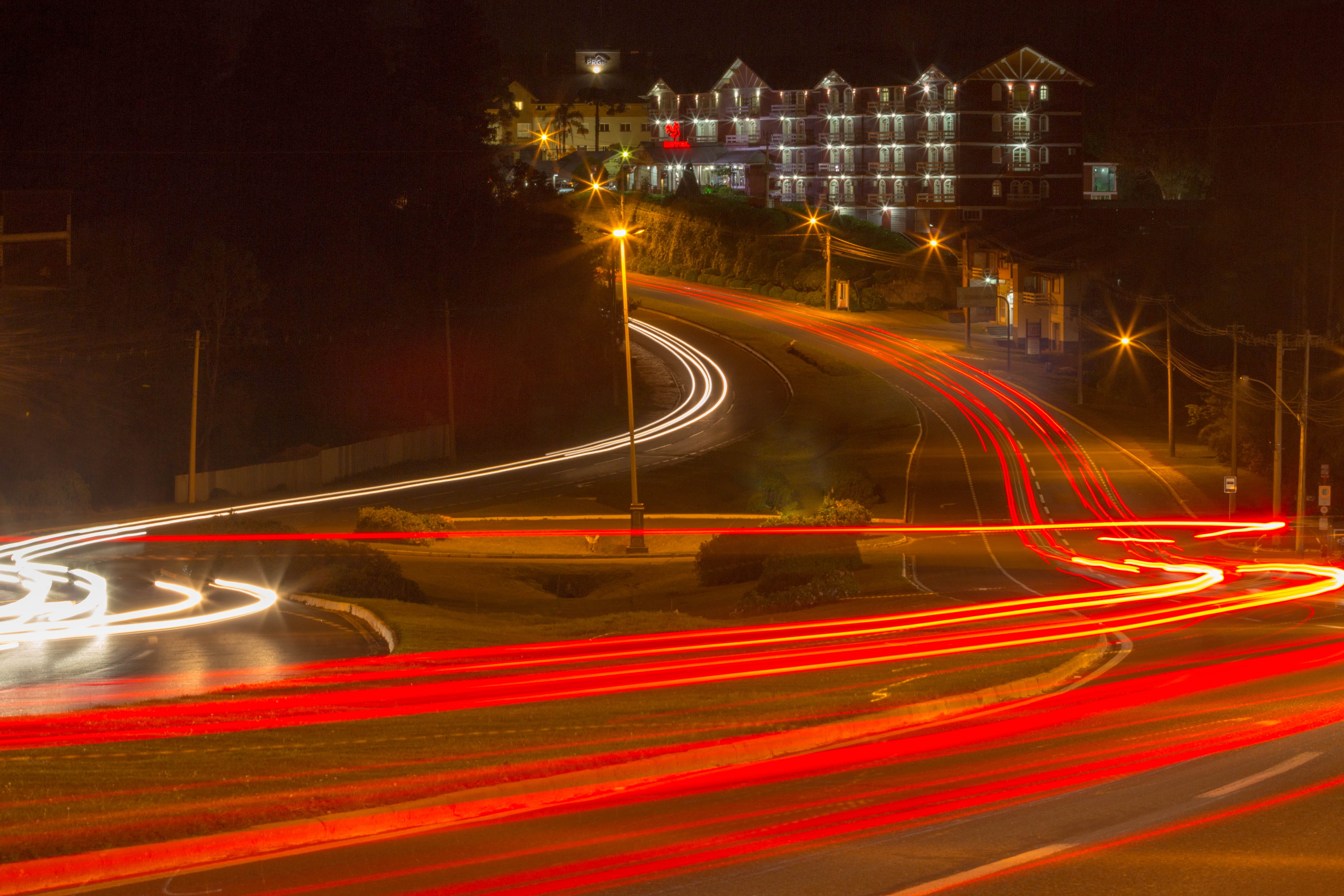motion, paint, light trail, linha, light, luz, illuminated, night, white, paint light, transportation, car, path, architecture, break, blurred motion, no people, HD Wallpaper