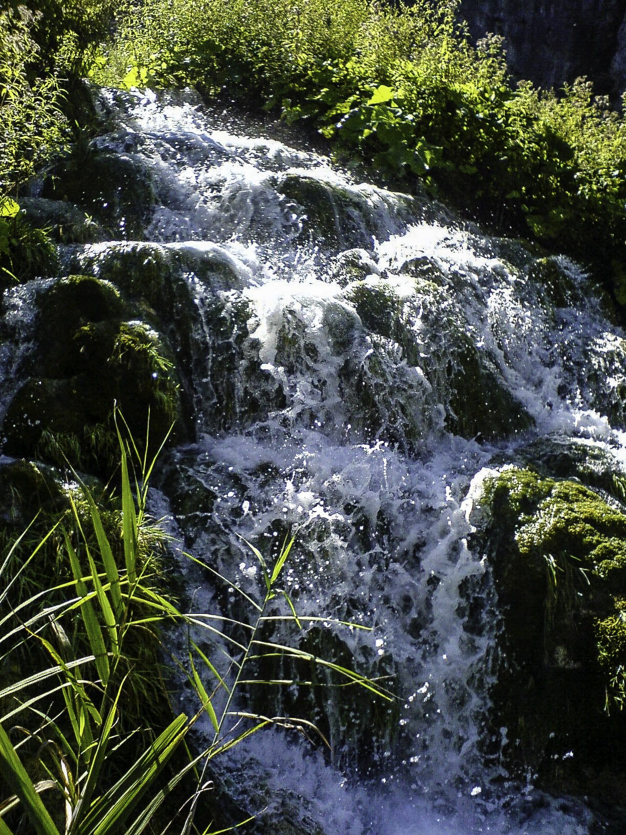land, freshness, green Color, motion, public domain, outdoors, Croatia, beauty in nature, blurred motion, solid, National Park, flowing, park, falling water, Phone HD Wallpaper