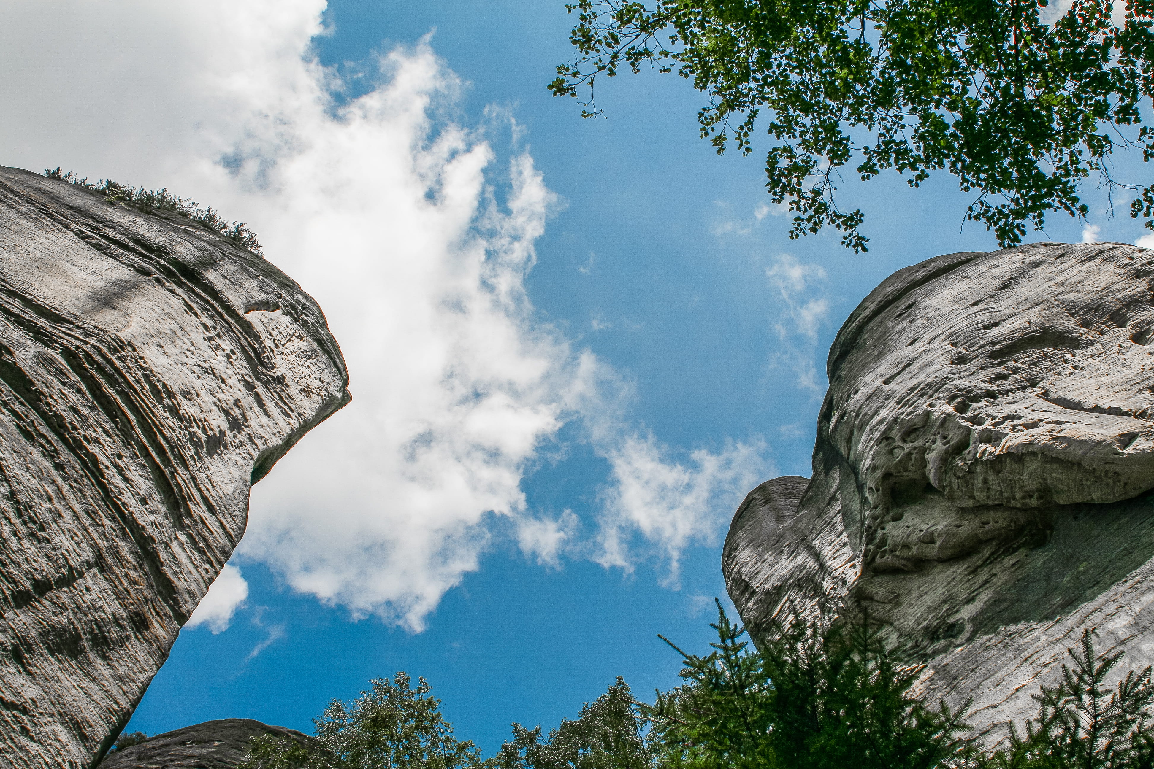 beauty in nature, Sky, rocks, adr, uSA, tranquility, geology, no People, Adršpach-Teplice Rocks, teplice, day, landscape, cloud - Sky, adrspach, plant, HD Wallpaper