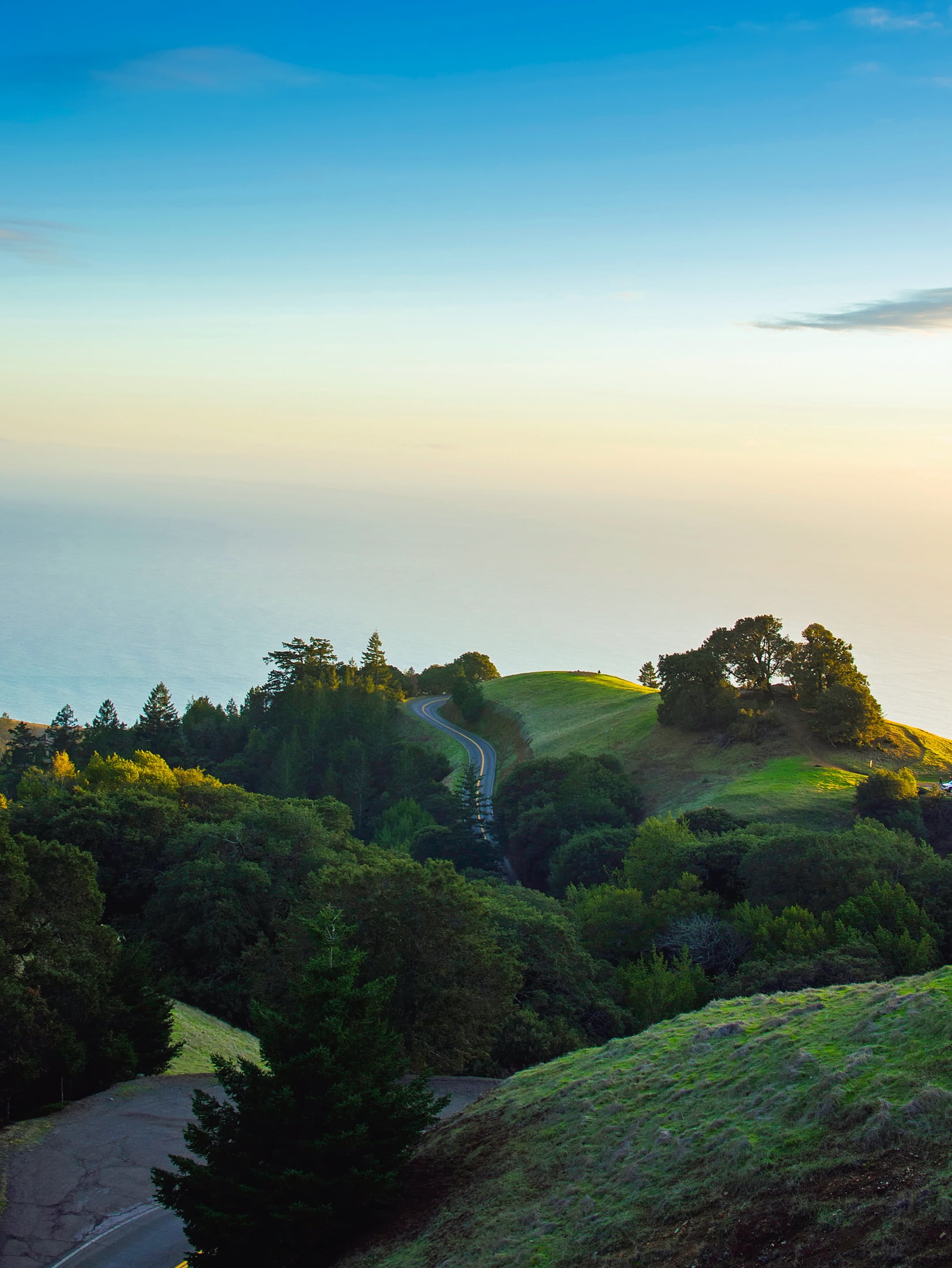 photography, scenics - nature, sea, woods, beautiful, beauty in nature, scenic, california, nature, country, 1080P, sky, no people, green, environment, Phone HD Wallpaper