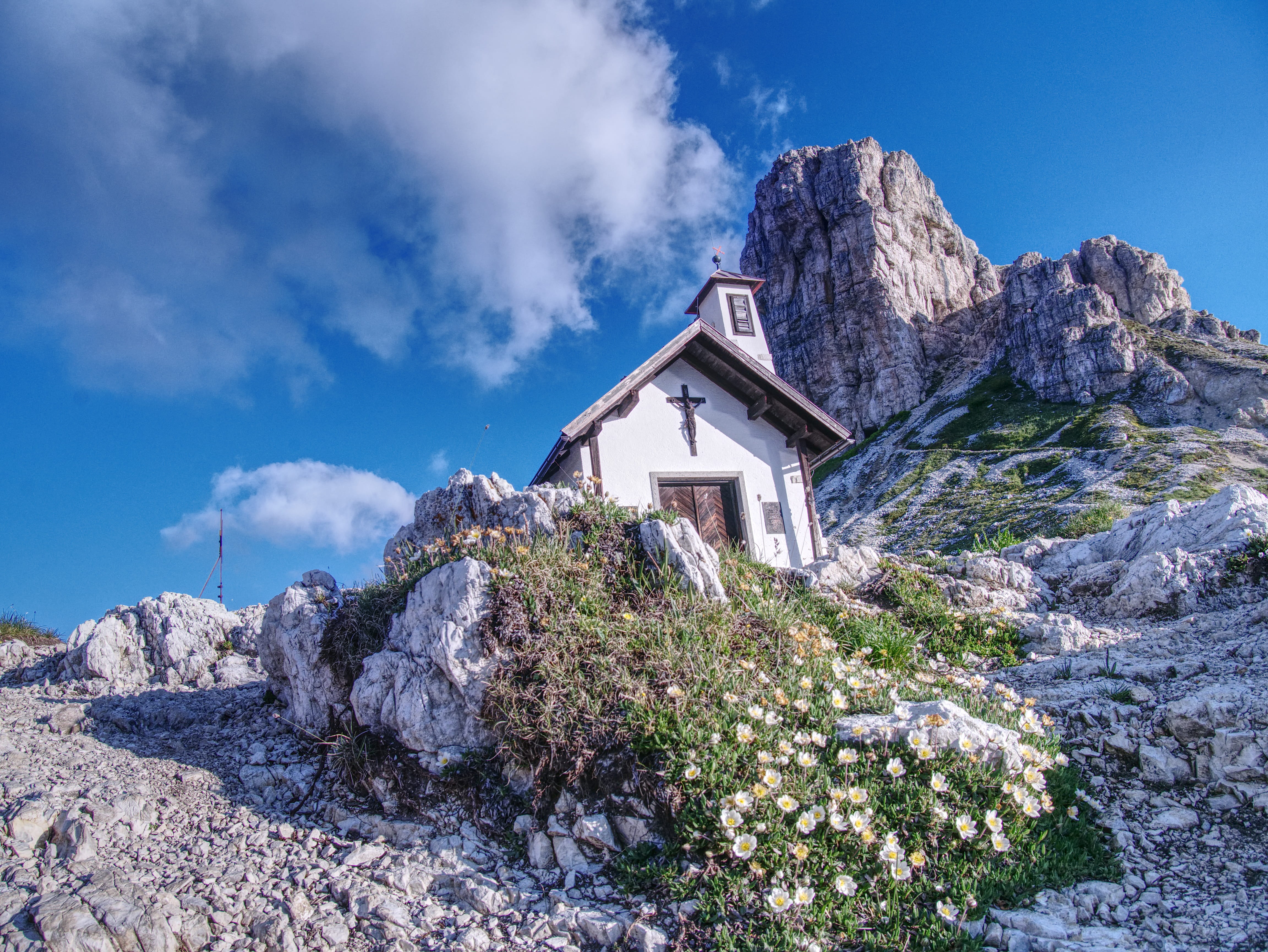 scenics - nature, hiking, land, no people, landscape, house, rock formation, low angle view, rock, plant, rock - object, solid, day, cloud - sky, formation, HD Wallpaper
