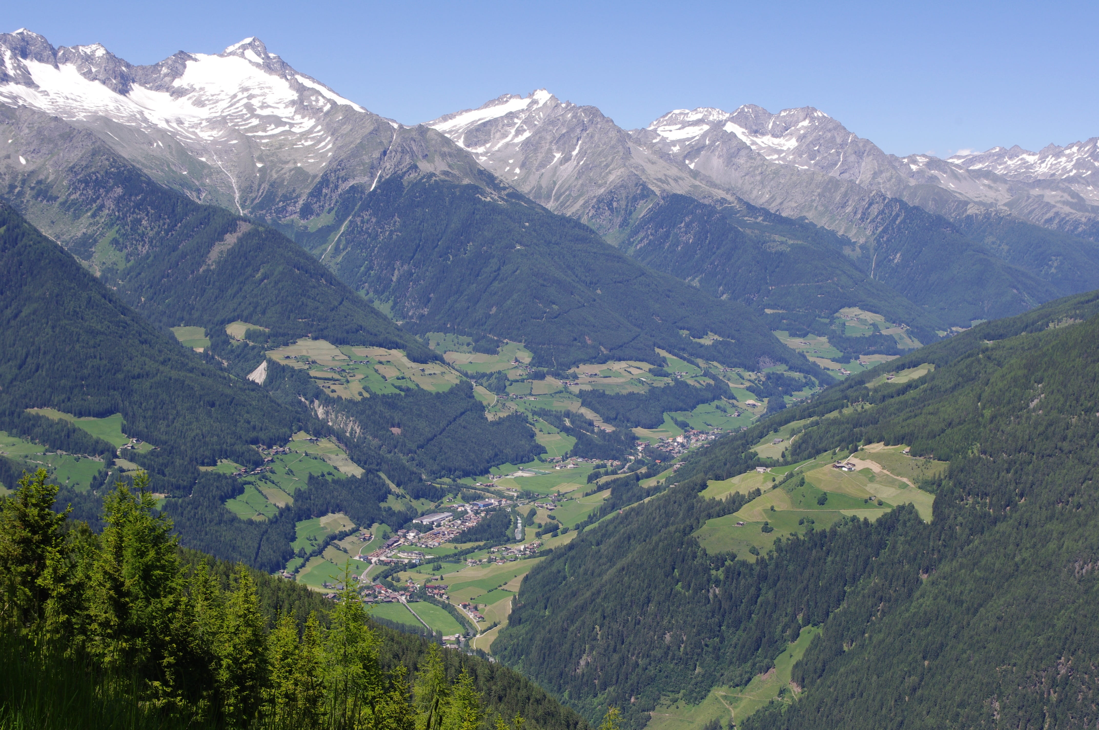 tyrol, panorama, mountain, no people, alm, tree, green color, coniferous tree, tranquil scene, Mountains, mountain range, environment, outdoor, italy, Dolomites, HD Wallpaper