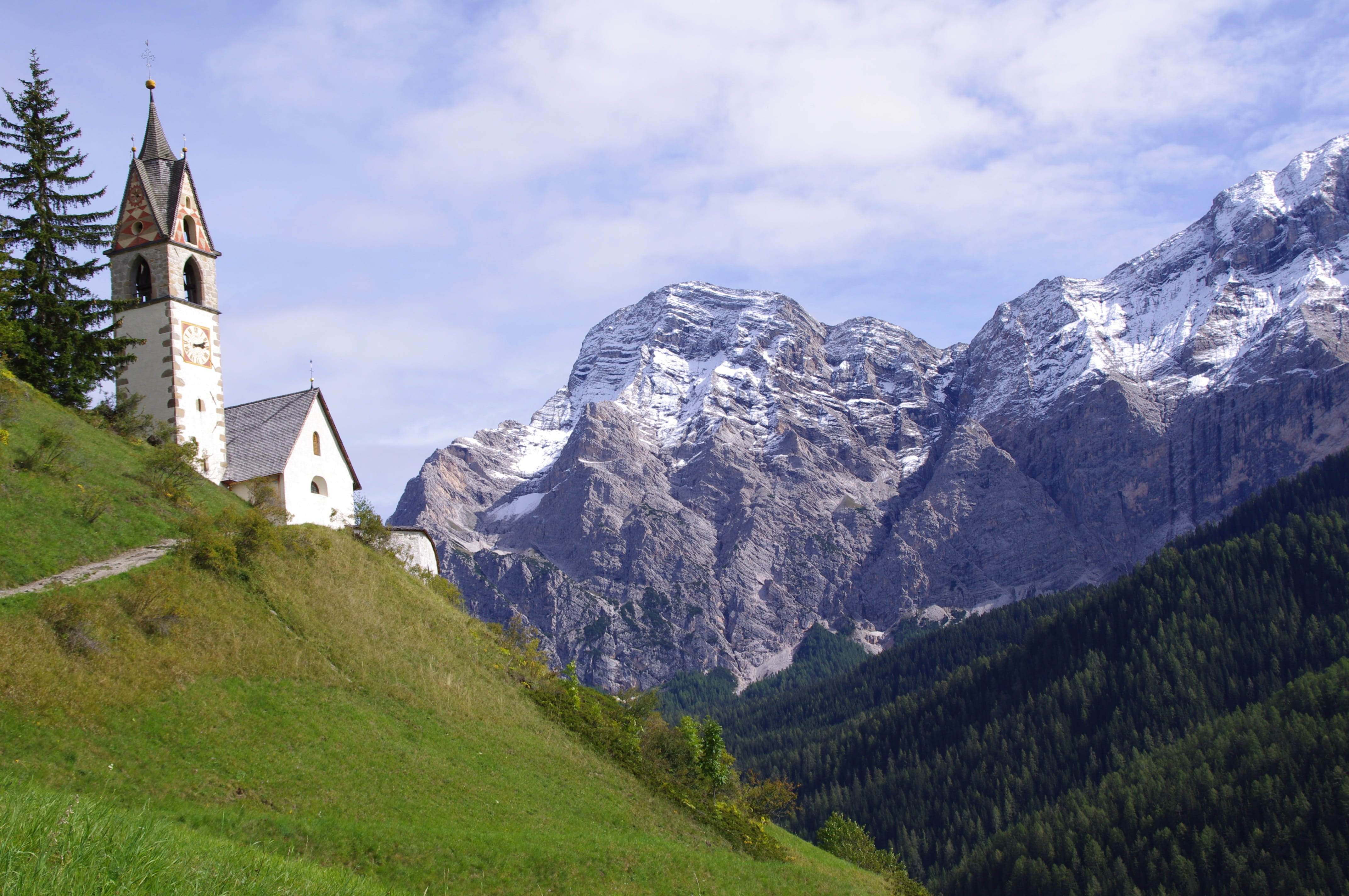 european Alps, Rocks, lienz dolomites, spirituality, place of worship, mountain peak, alm, hiking, alpine panorama, beauty in nature, scenics - nature, HD Wallpaper