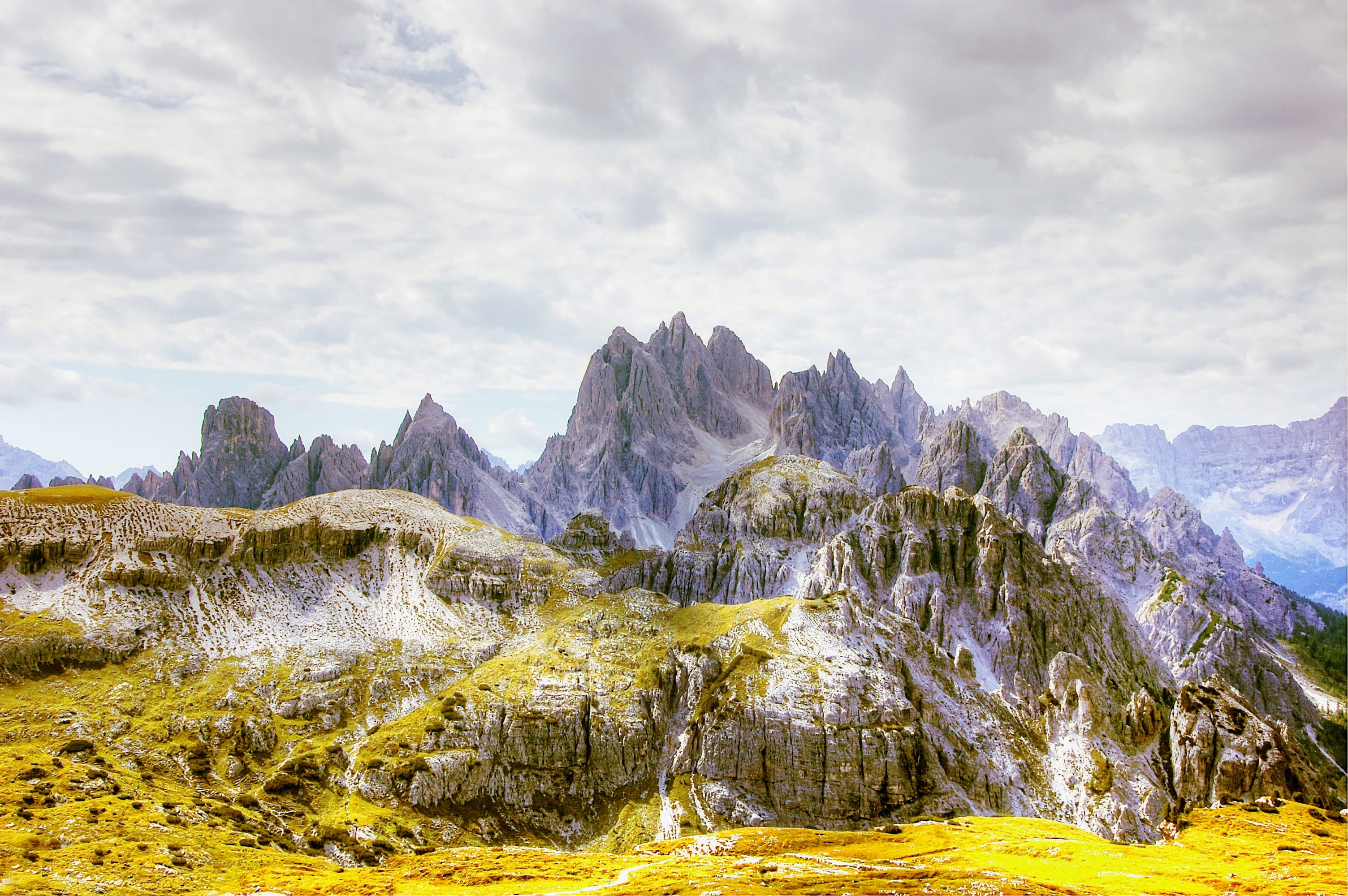 rock formation, land, environment, mountain, idyllic, mountains, 2K, day, mountain peak, sky, mountain landscape, alpine panorama, hiking, outlook, mountain range, HD Wallpaper