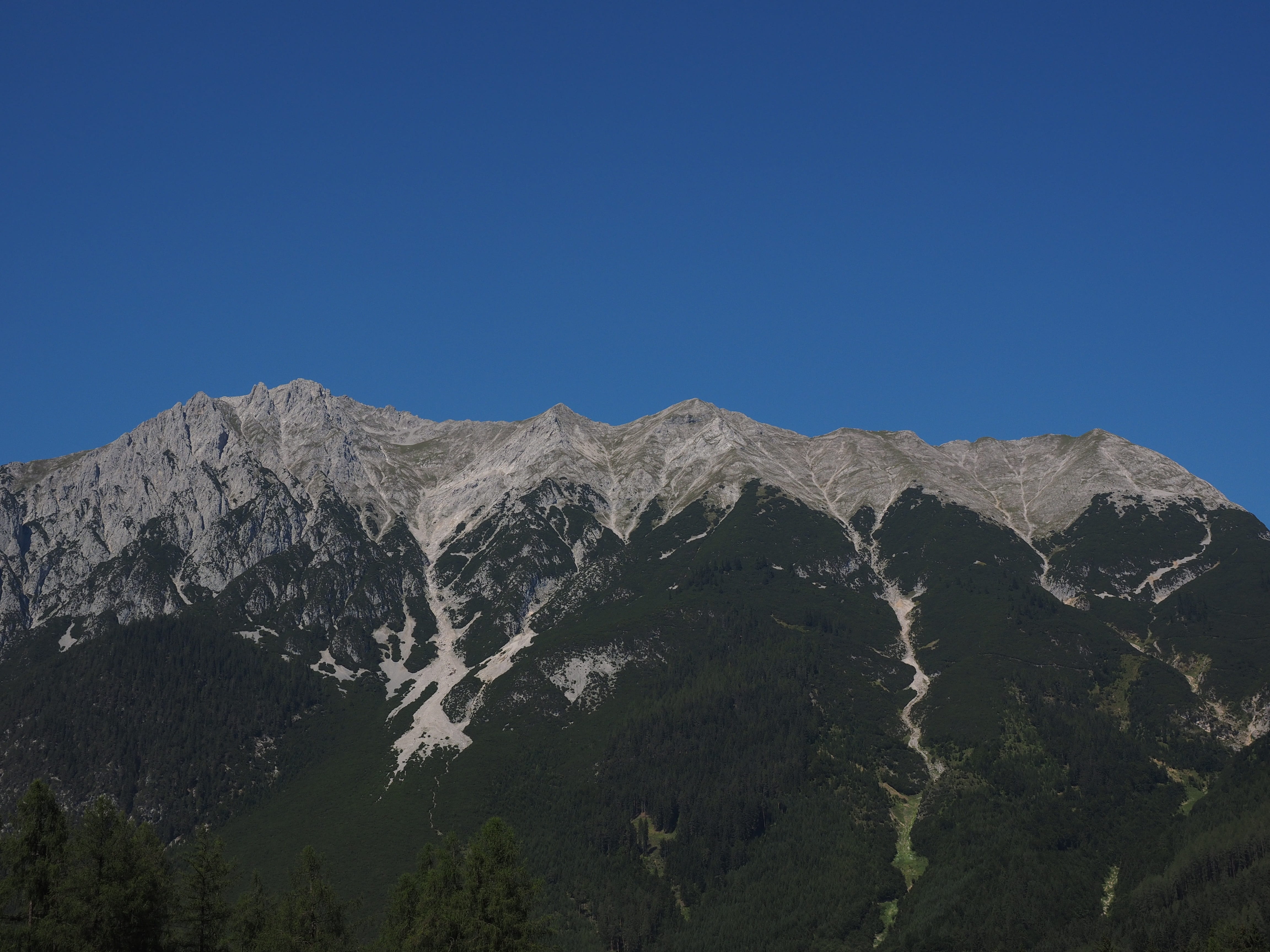 mountain, mieminger mountains, beauty in nature, non-urban scene, environment, formation, eastern alps, sky, idyllic, mountain peak, tyrol, scenics - nature, HD Wallpaper