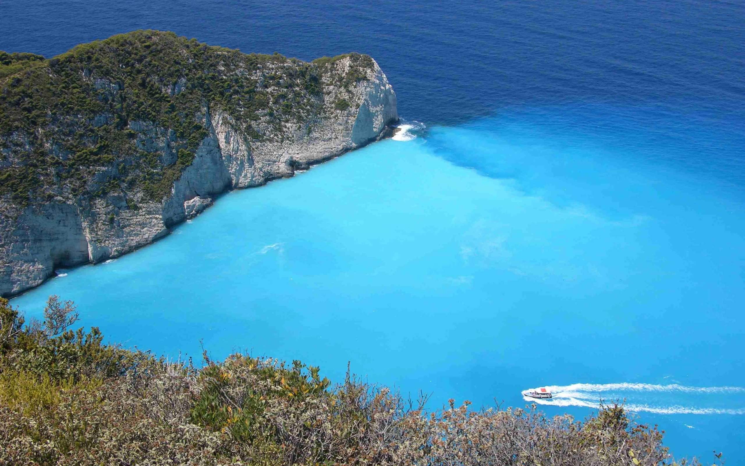 swimming pool, scenics - nature, kefalonia, day, sea, beauty in nature, tranquility, nature, no people, plant, idyllic, rock, gray, solid, rock - object, HD Wallpaper