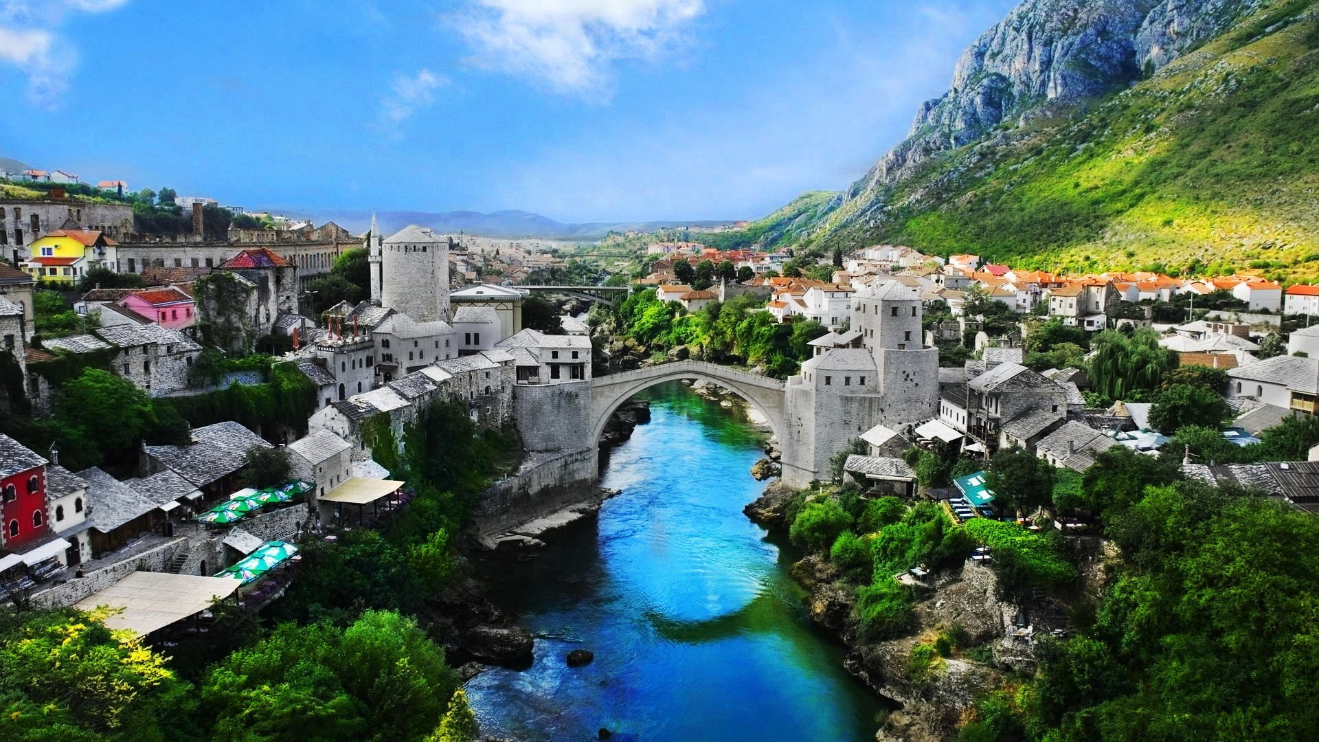 Mostar, 1080P, nature, HD Wallpaper