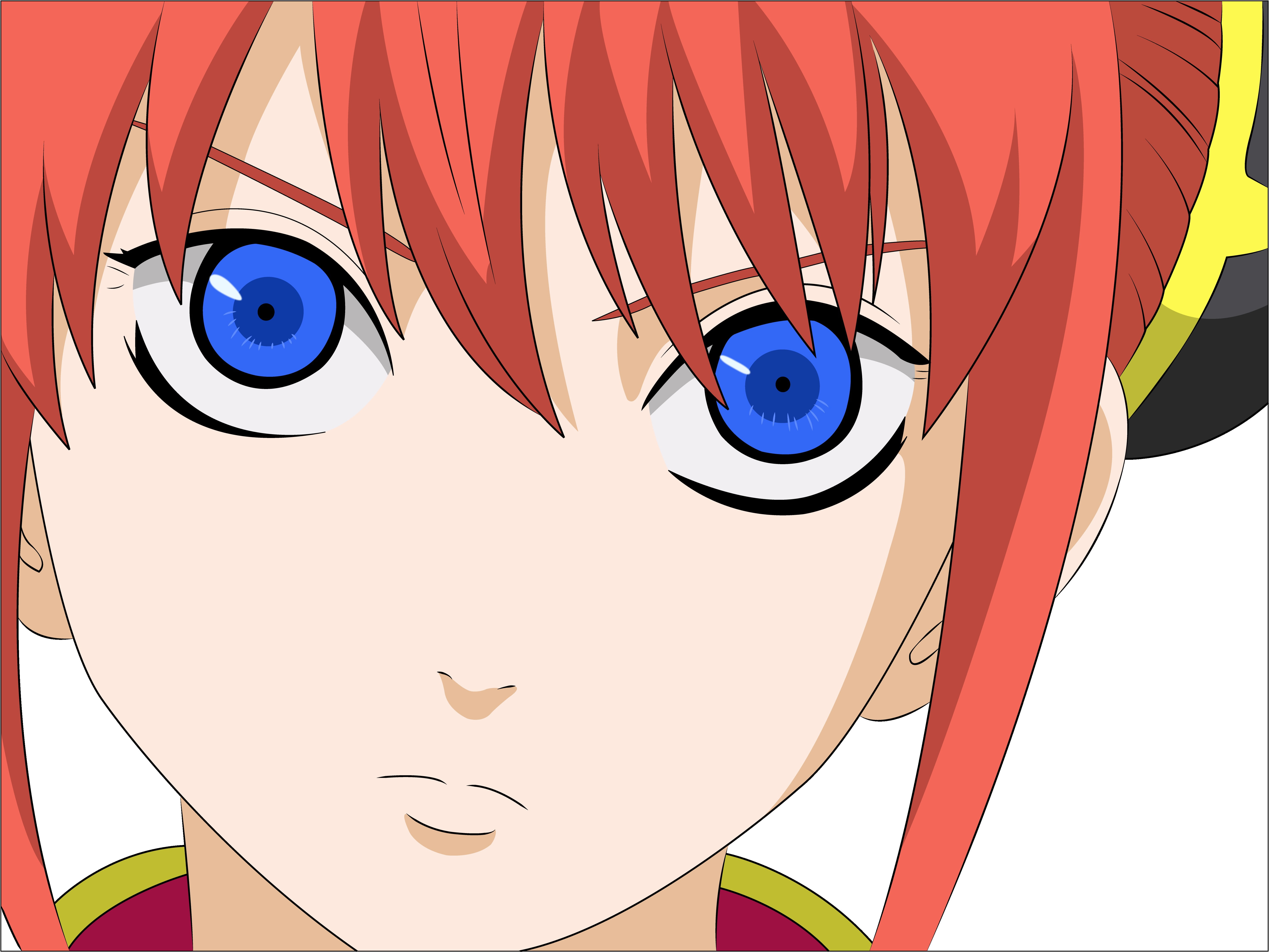 blue, close-up, outdoors, white color, red, art and craft, representation, pattern, sky, bird, nature, multi colored, Kagura (Gintama), 5K, no people, HD Wallpaper