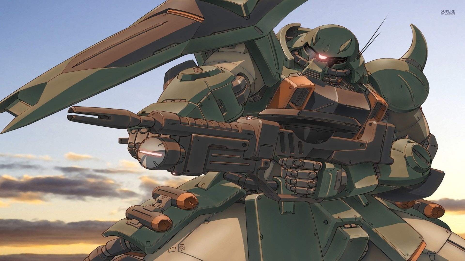 Gundam, Mobile Suit Gundam SEED, Zaku II, 1080P, HD Wallpaper