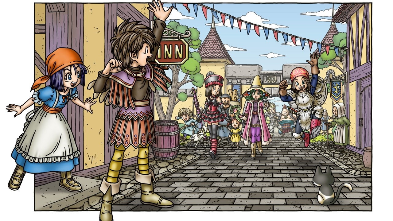 dragon quest ix sentinels of the starry skies, human representation, multi colored, built structure, creativity, 720P, religion, outdoors, building exterior, HD Wallpaper