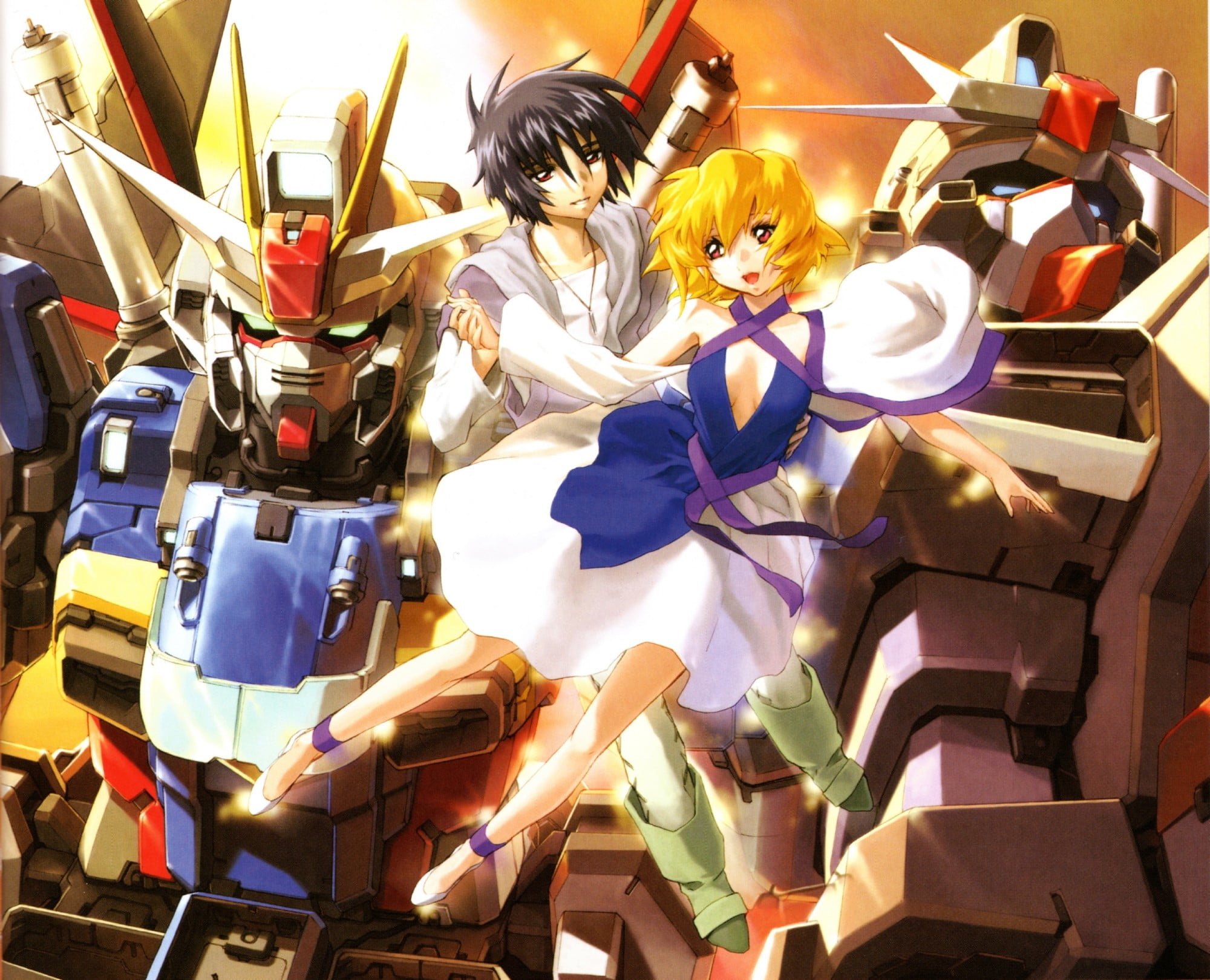 representation, no people, high angle view, collection, close-up, anime, variation, indoors, purple, Mobile Suit Gundam SEED, container, 1080P, paper, HD Wallpaper
