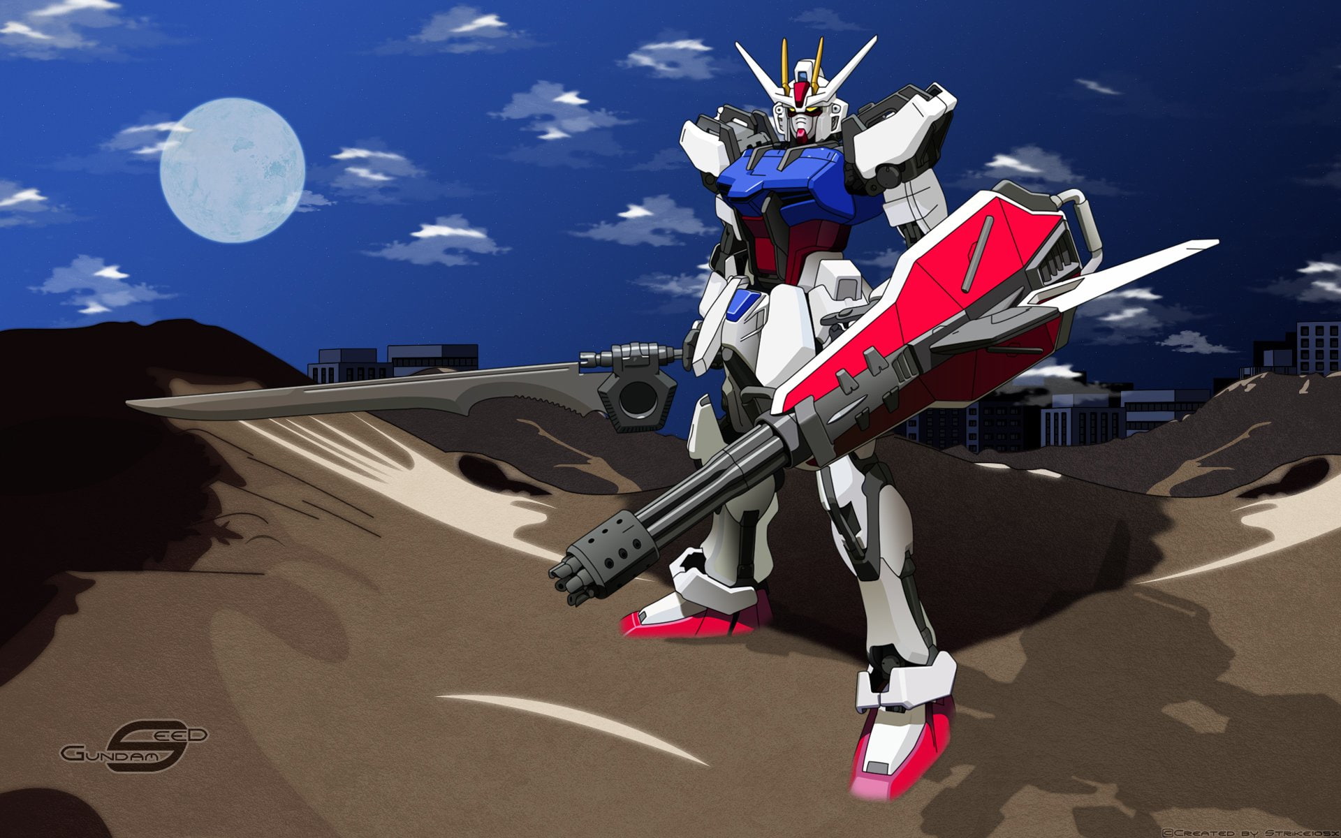 1080P, Anime, Mobile Suit Gundam Seed, HD Wallpaper