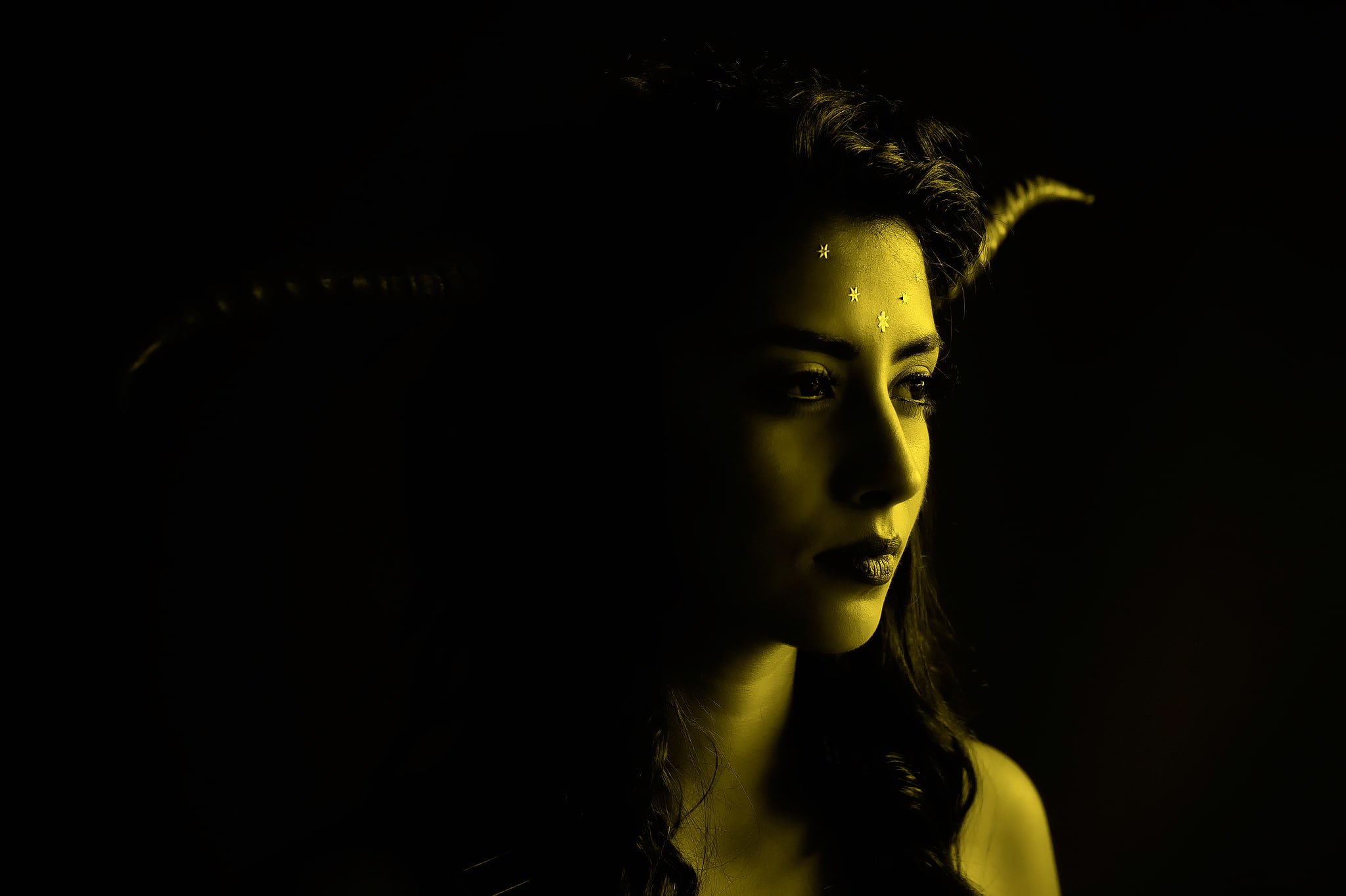 Capricorn, astrology, 1080P, portrait, style, HD Wallpaper