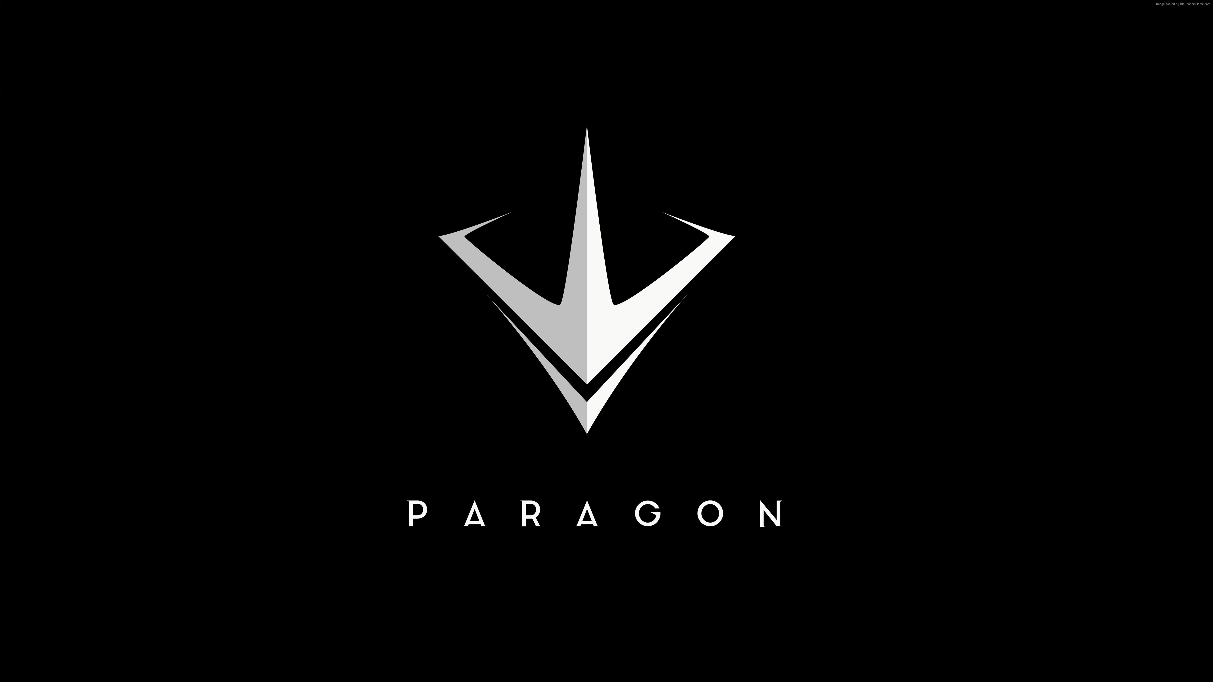 Paragon, 5K, PS4, logo, MOBA, PC, Best Games, HD Wallpaper