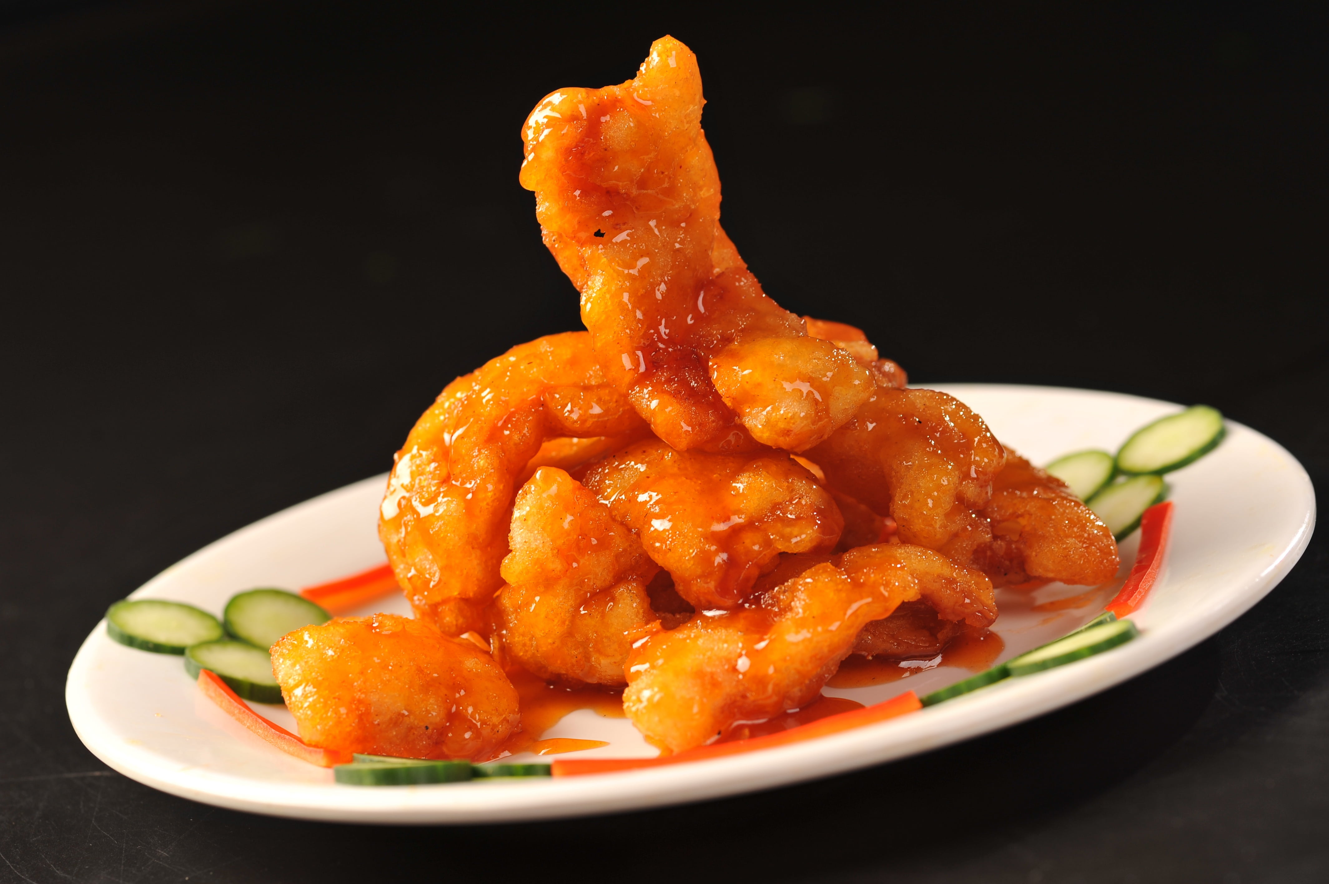 healthy eating, food, spice, wellbeing, deep-fried, food and drink, northeastern dishes, asian food, chinese food, cucumber slices, savory food, 4K, plate, HD Wallpaper