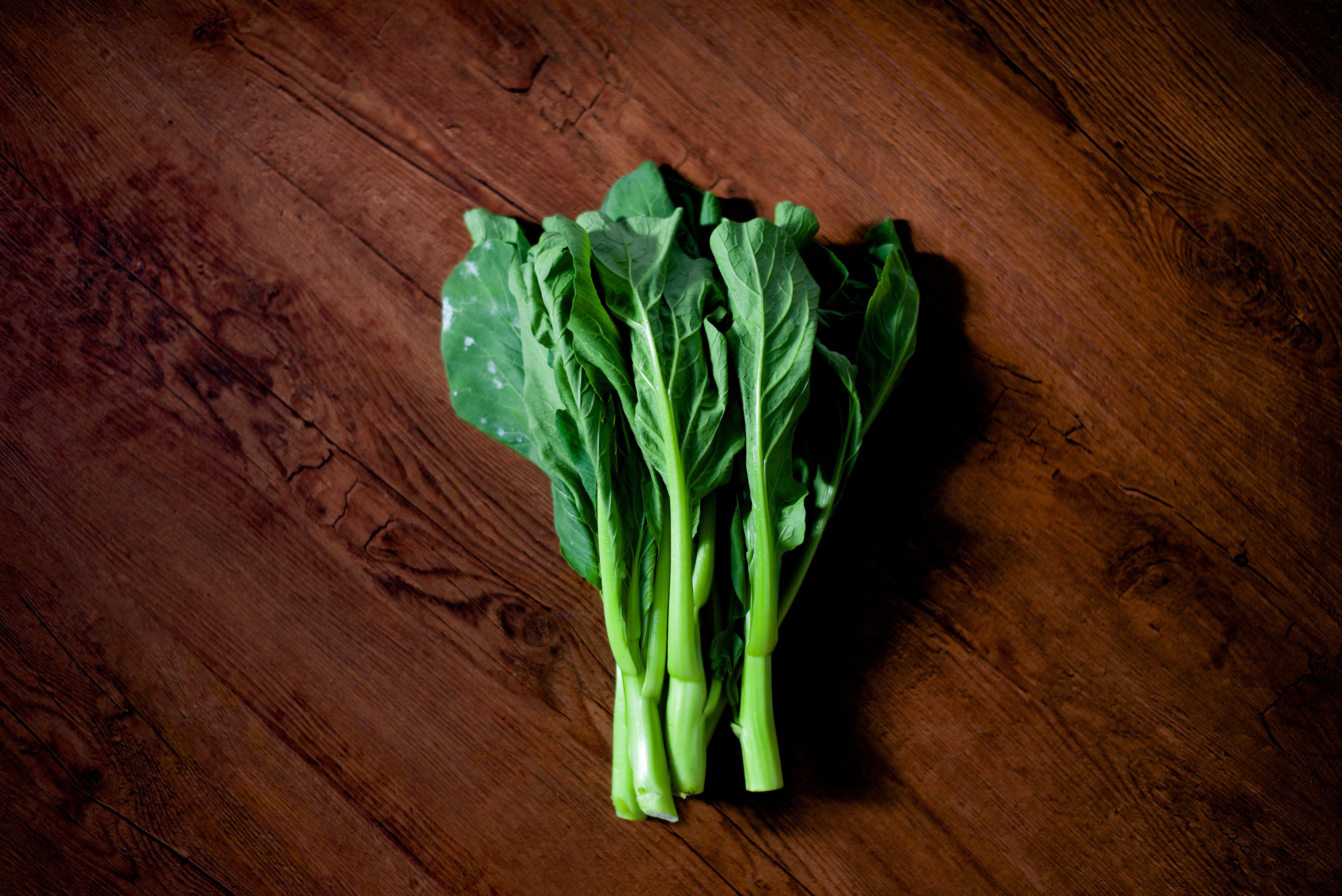 produce, table, directly above, bok, lettuce, still life, brown, 5K, food and drink, leaf, plant part, vegetarian food, salad, indoors, raw food, wooden floor, HD Wallpaper