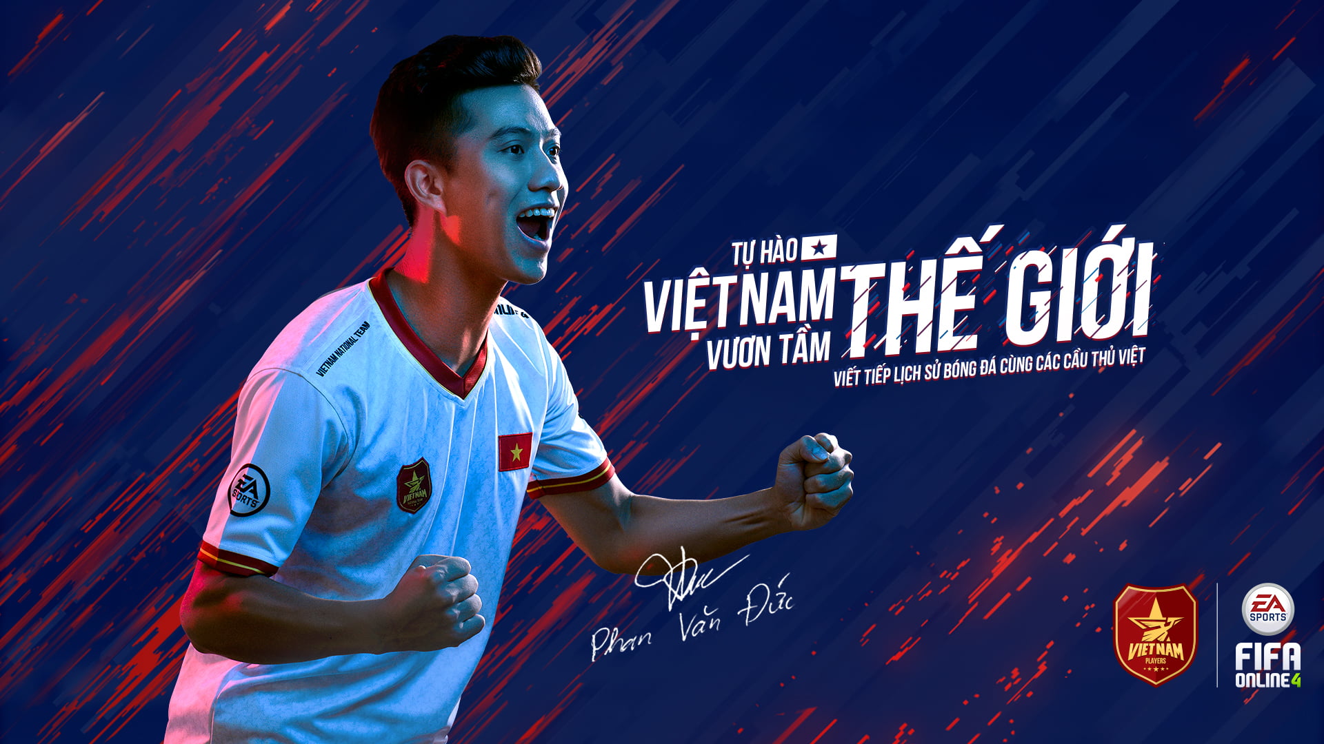 FIFA Online 4 Vietnam, 1080P, Vietnam Football, Phan Van Duc, Vietnam, HD Wallpaper