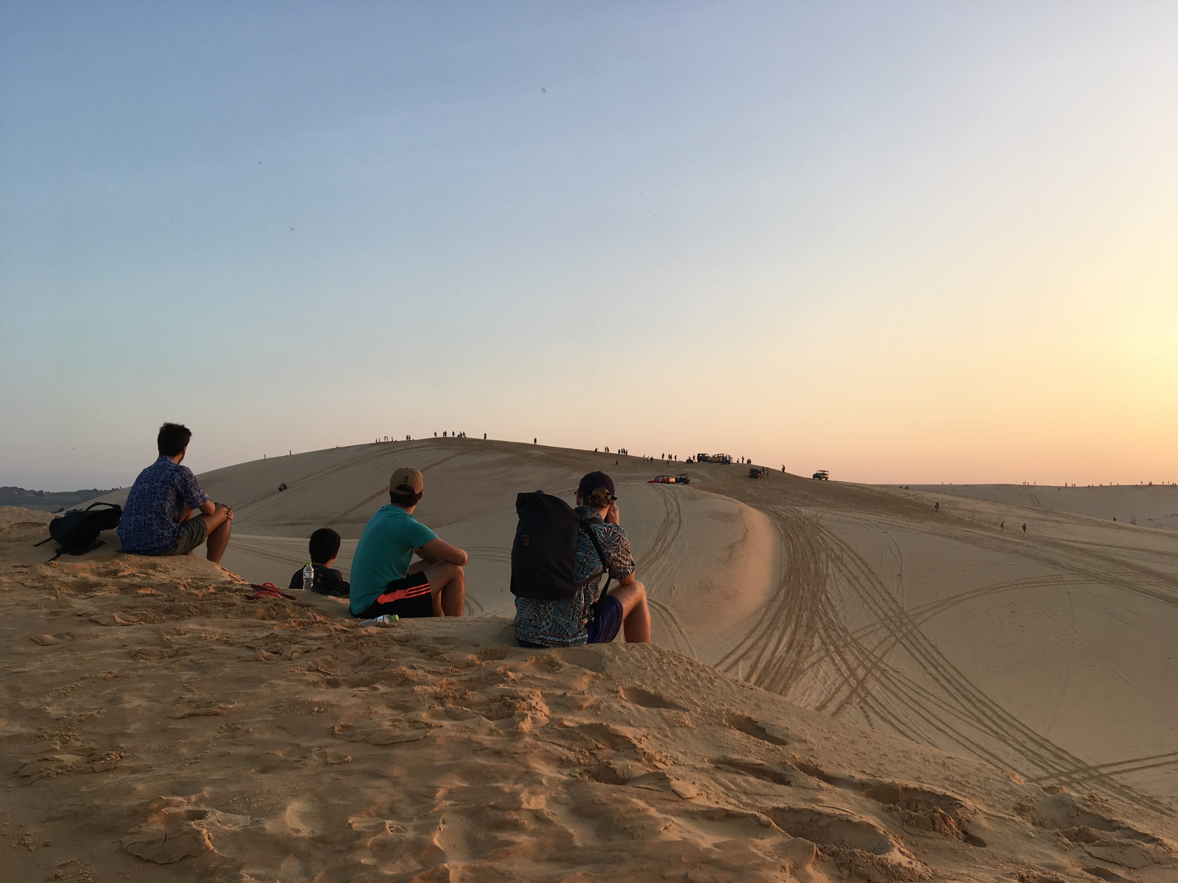 beauty in nature, nature, environment, vietnam, group of people, people, landscape, arid climate, desert, phan thiet, sand, white sand dunes, lifestyles, HD Wallpaper