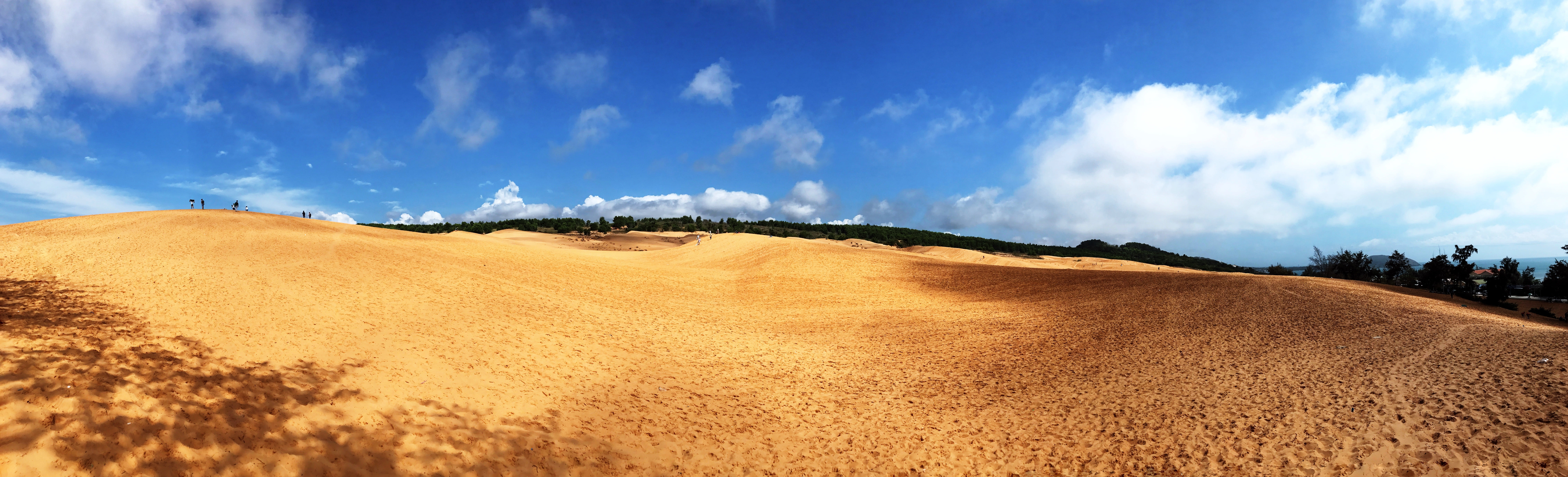 rolling landscape, semi-arid, beauty in nature, sky, hill, rural scene, phan thiet province, vietnam, day, no people, cloud - sky, scenics - nature, horizon over land, HD Wallpaper