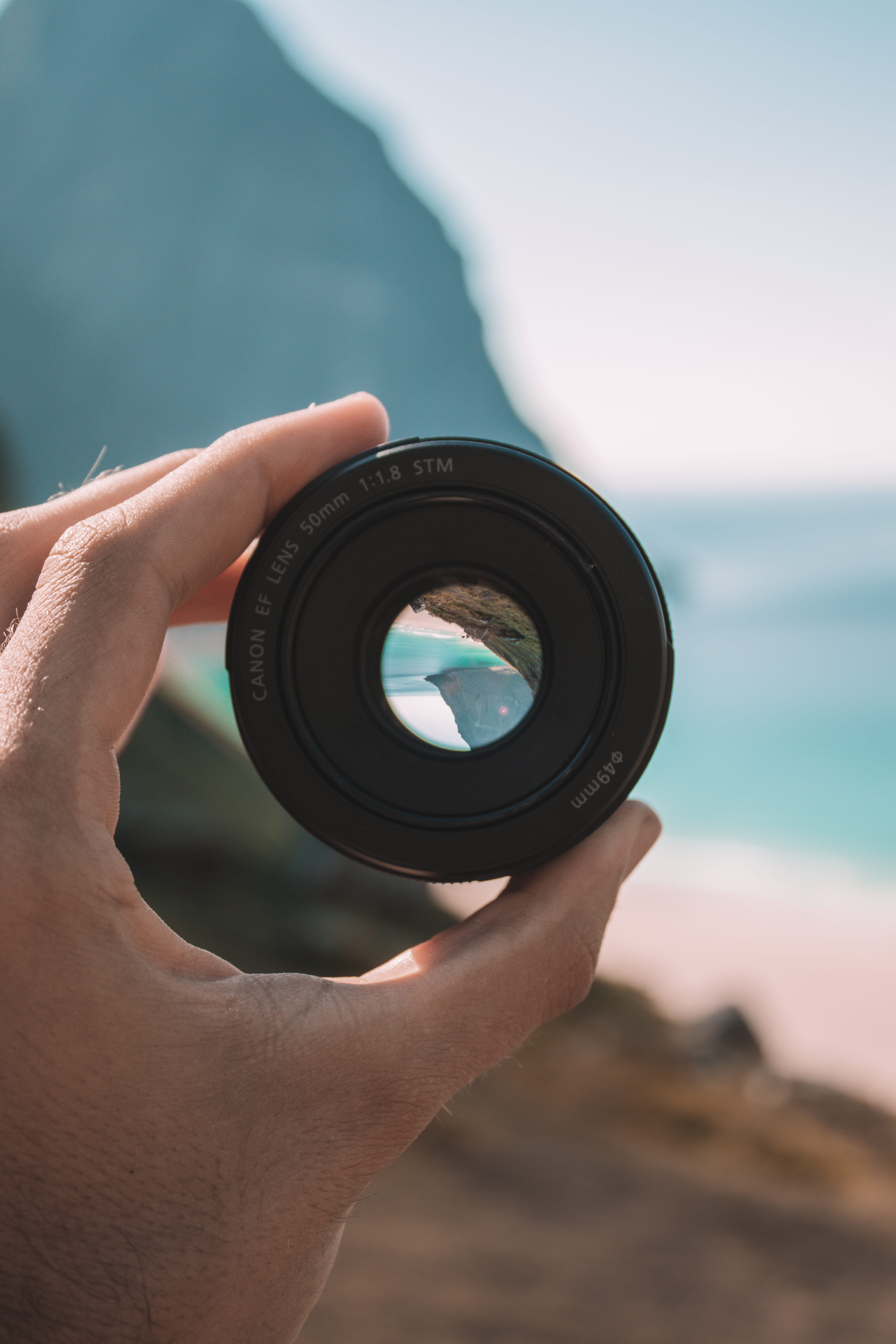 ocean, leisure activity, moskenes, 50mm, working out, digital single-lens reflex camera, photography themes, unrecognizable person, finger, body part, norway, Phone HD Wallpaper