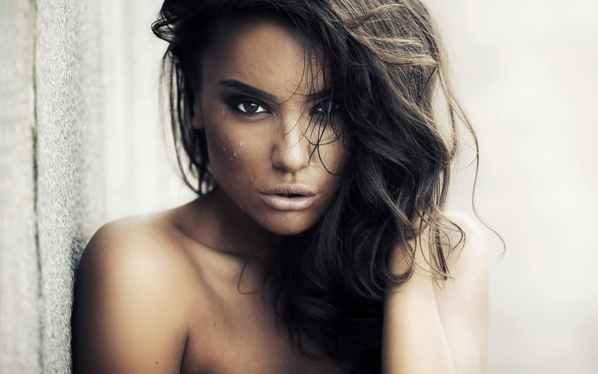 Black, 1080P, Hair, Sweat, Girl, HD Wallpaper