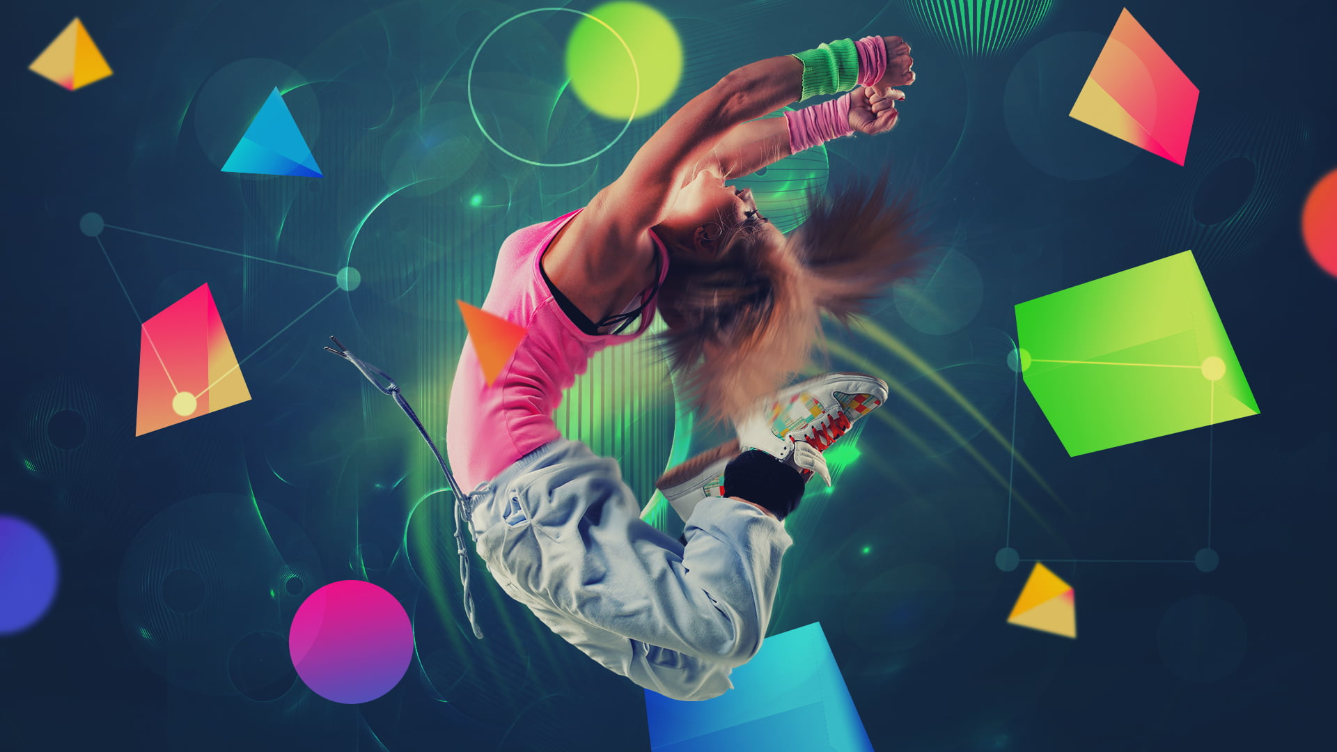 figure, wristband, young Adult, arts culture and entertainment, Girl, women, indoors, hairstyle, top, young women, happiness, human Hand, fun, illuminated, HD Wallpaper