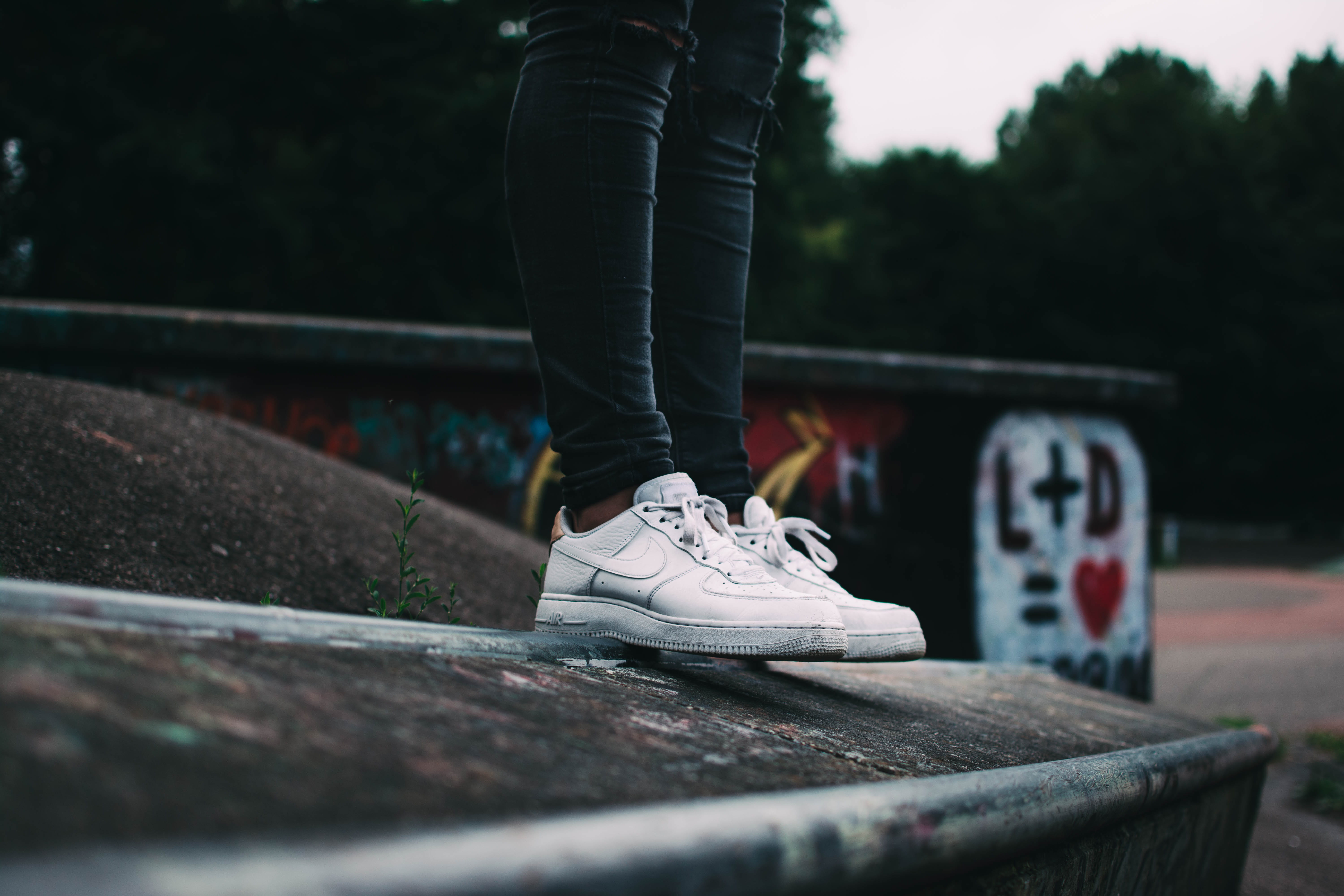 white, athlete, sports equipment, body part, sport, race, skill, lifestyles, nature, pair, competition, human foot, outdoors, canvas shoe, woman, bridge, HD Wallpaper