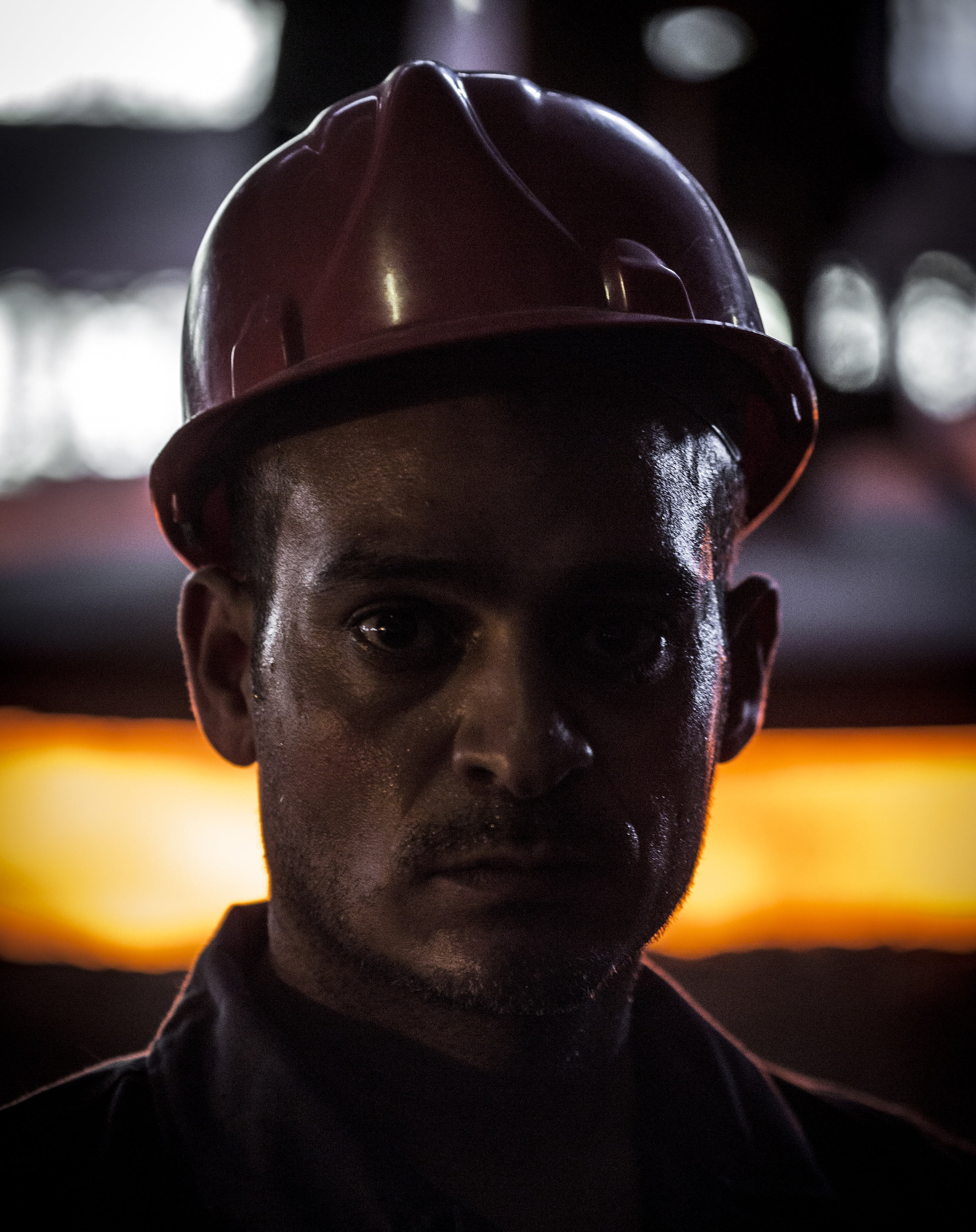 one person, mine, portrait, clothing, young men, face, men, real people, worker, firefiter, focus on foreground, portrait man, indoors, headwear, males, Phone HD Wallpaper