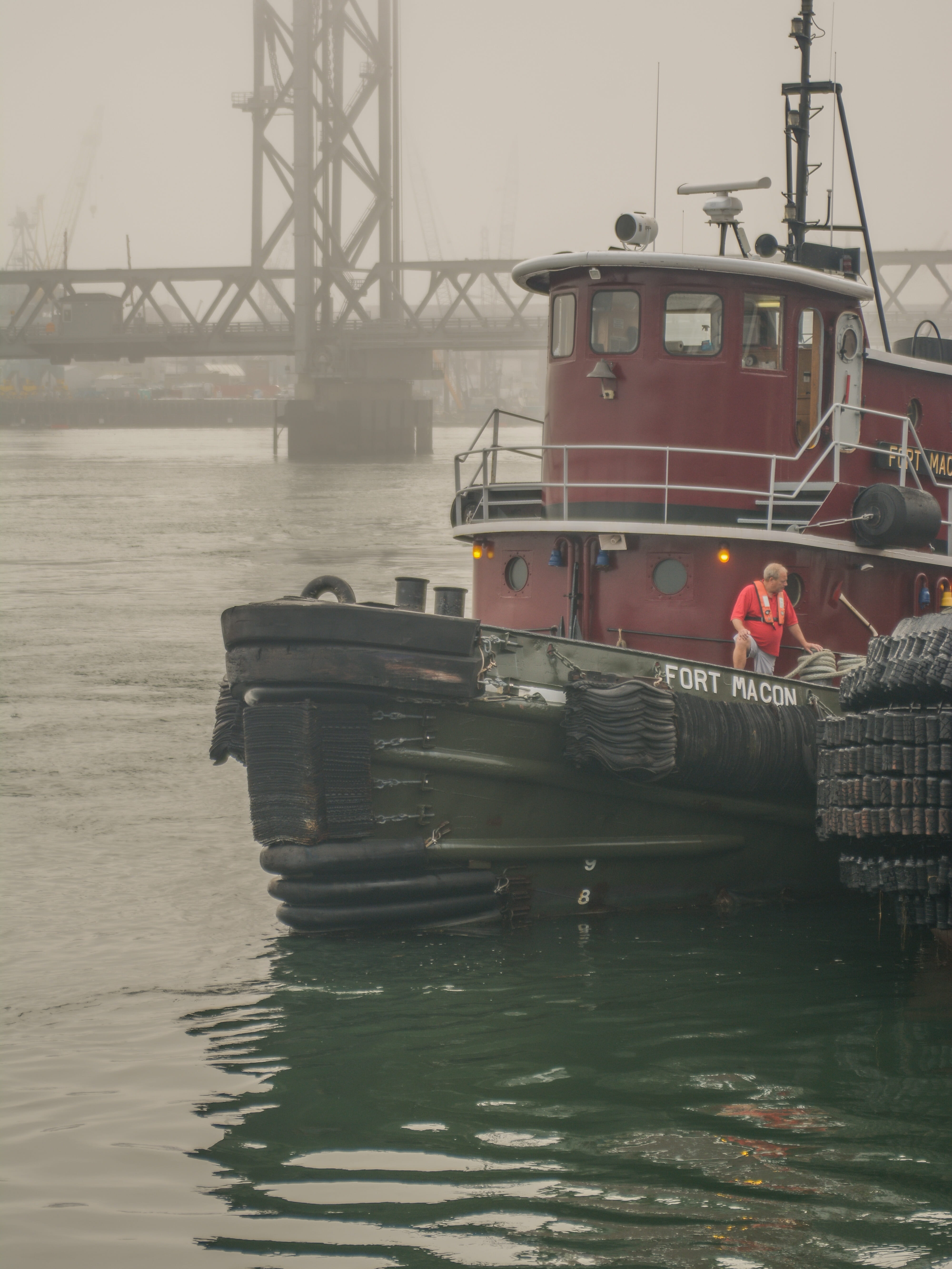 vessel, water, red, nature, marine, ship, mode of transportation, maritime, outdoors, harbor, no people, waterfront, passenger craft, built structure, travel, Phone HD Wallpaper