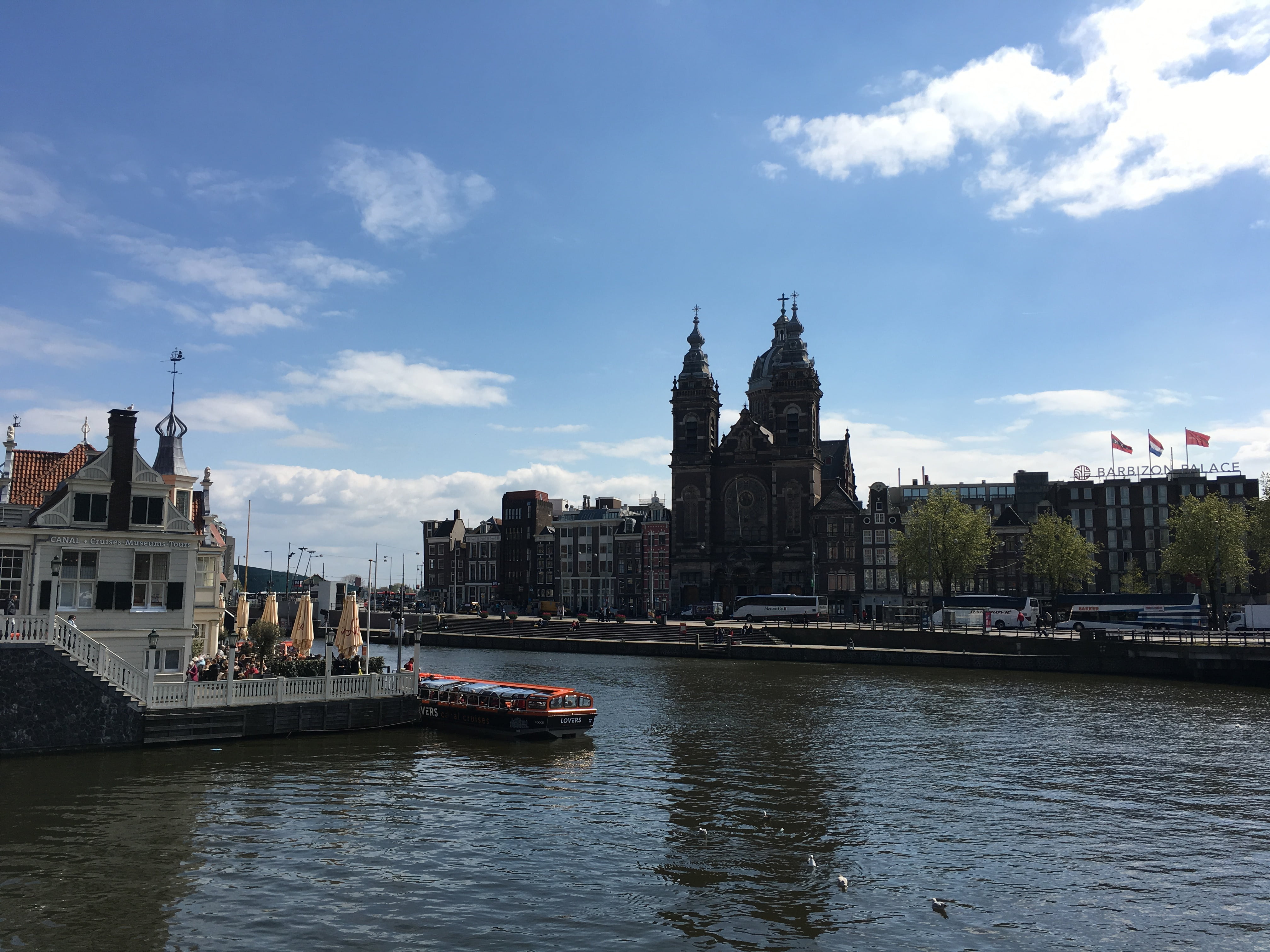 bridge - man made structure, built structure, travel destinations, religion, europe, european, famous, old, dutch, waterfront, bridge, cloud - sky, church, HD Wallpaper