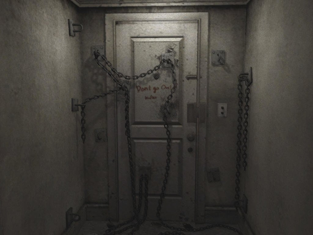 Silent Hill, Door, Lock, 480P, HD Wallpaper