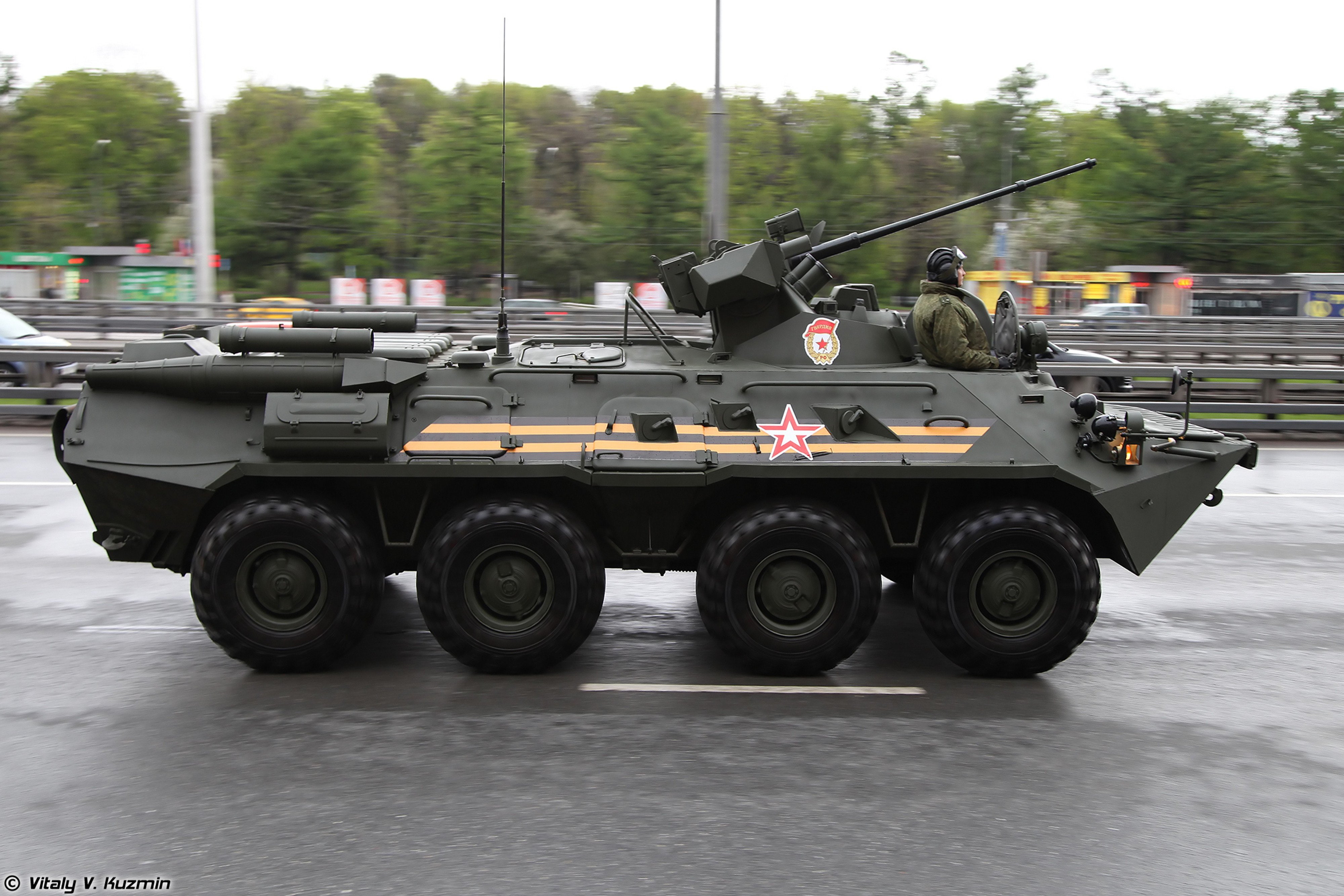 4K, armored, btr 82a, russian, moscow, may 5th, star, 4000x2667, day, parade, 2014, army, victory, rehearsal, apc, military, red, russia, HD Wallpaper