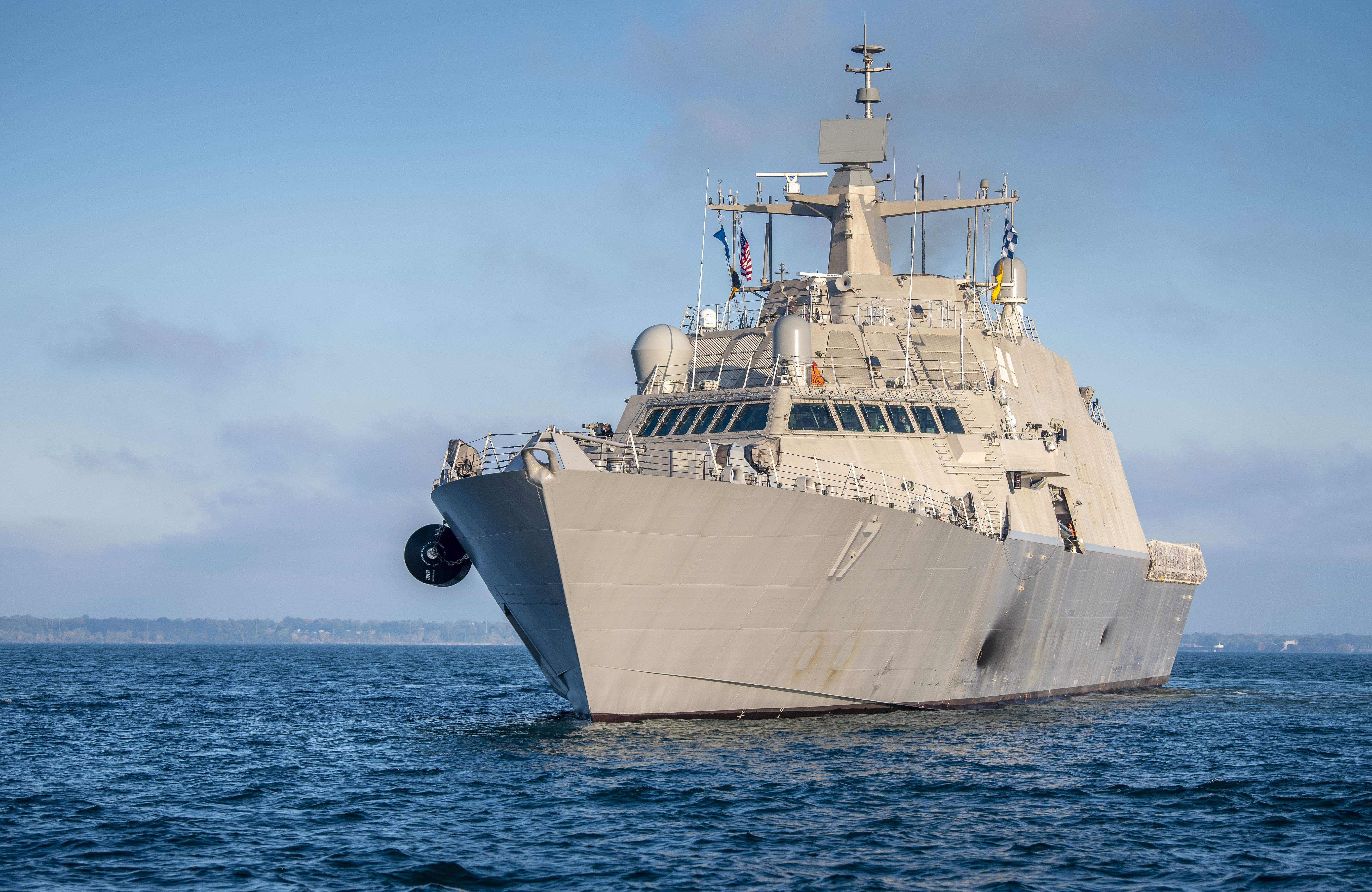 USS Indianapolis (LCS-17), Warships, United States Navy, Warship, Coastal Defence Ship, 5K, HD Wallpaper