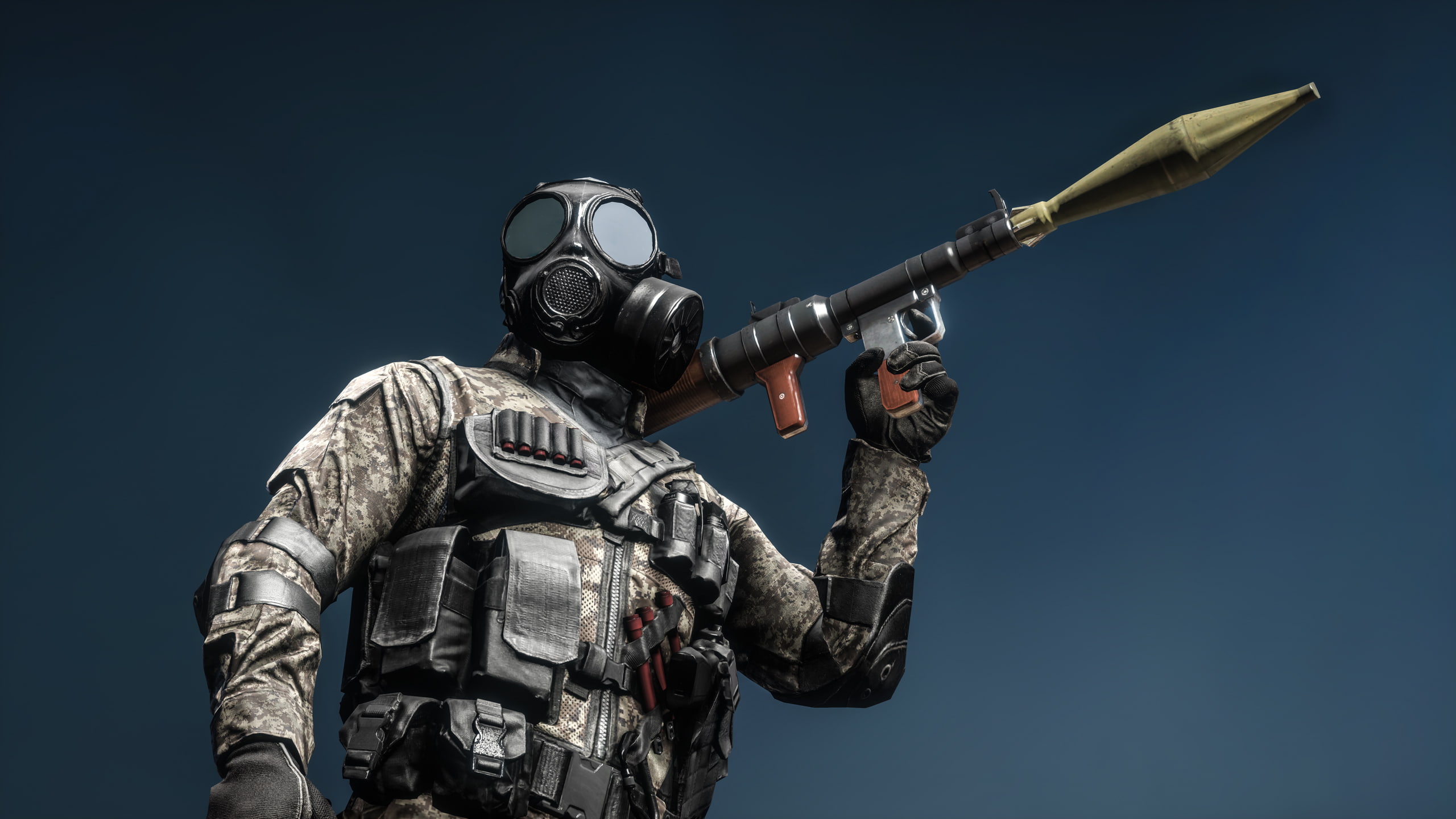 equipment, grenade launcher, Battlefield 4, weapons, 2K, soldiers, HD Wallpaper