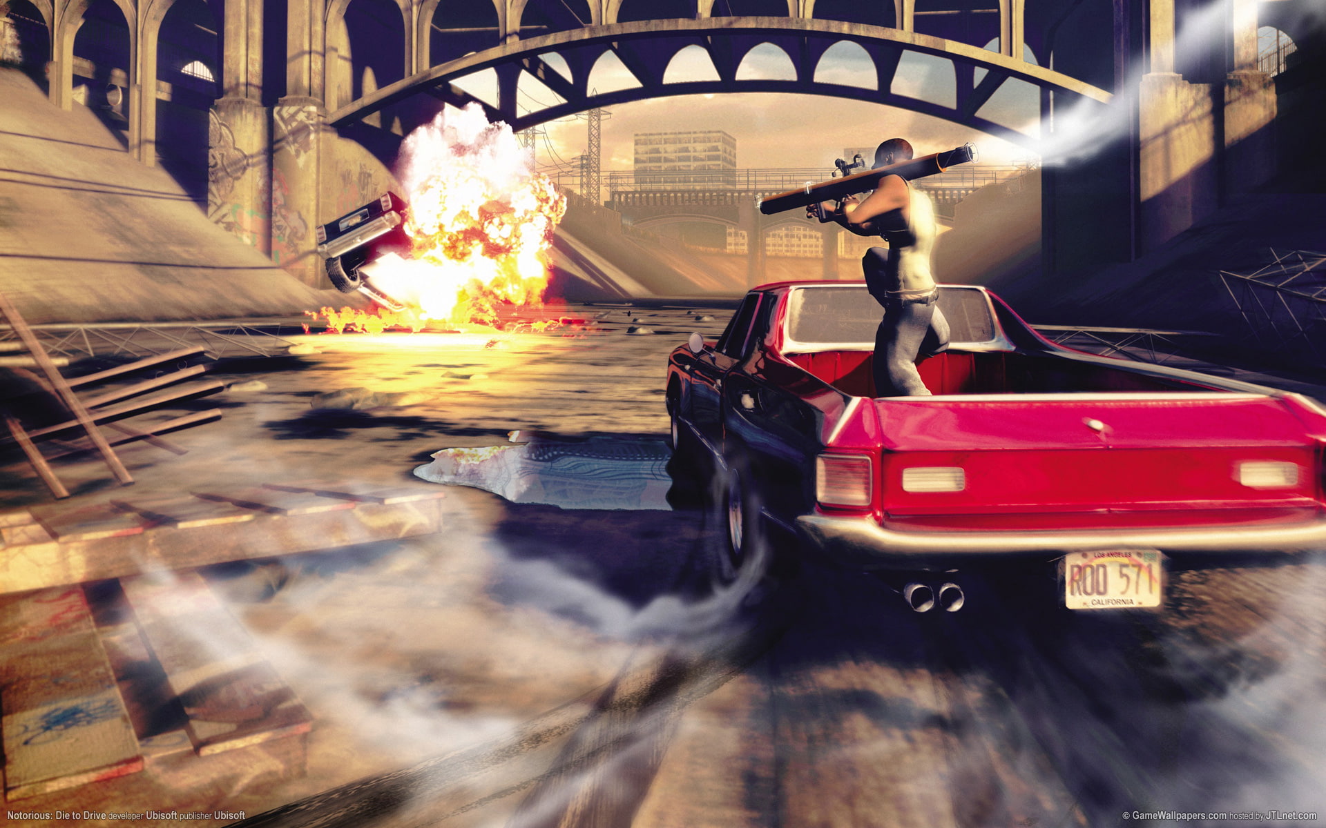 rocket, notorious, explosion, launcher, blast, bomb, hd, 1080P, boom, video games, rpg, HD Wallpaper
