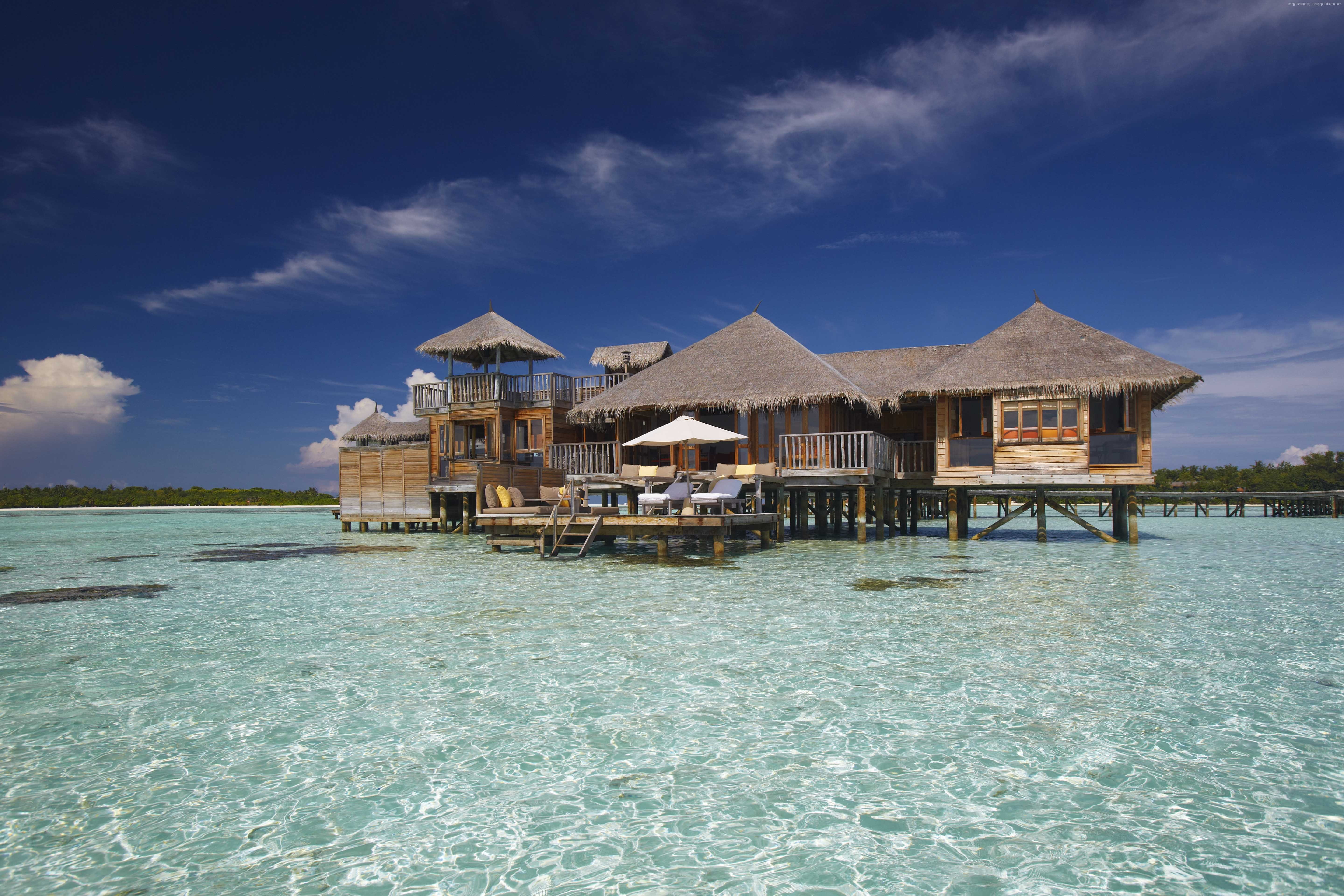 Best Hotels of 2017, Lankanfushi Island, 5k, Gili Lankanfushi, North Male Atoll, resort, vacation, Maldives, travel, 4k, tourism, 5K, HD Wallpaper